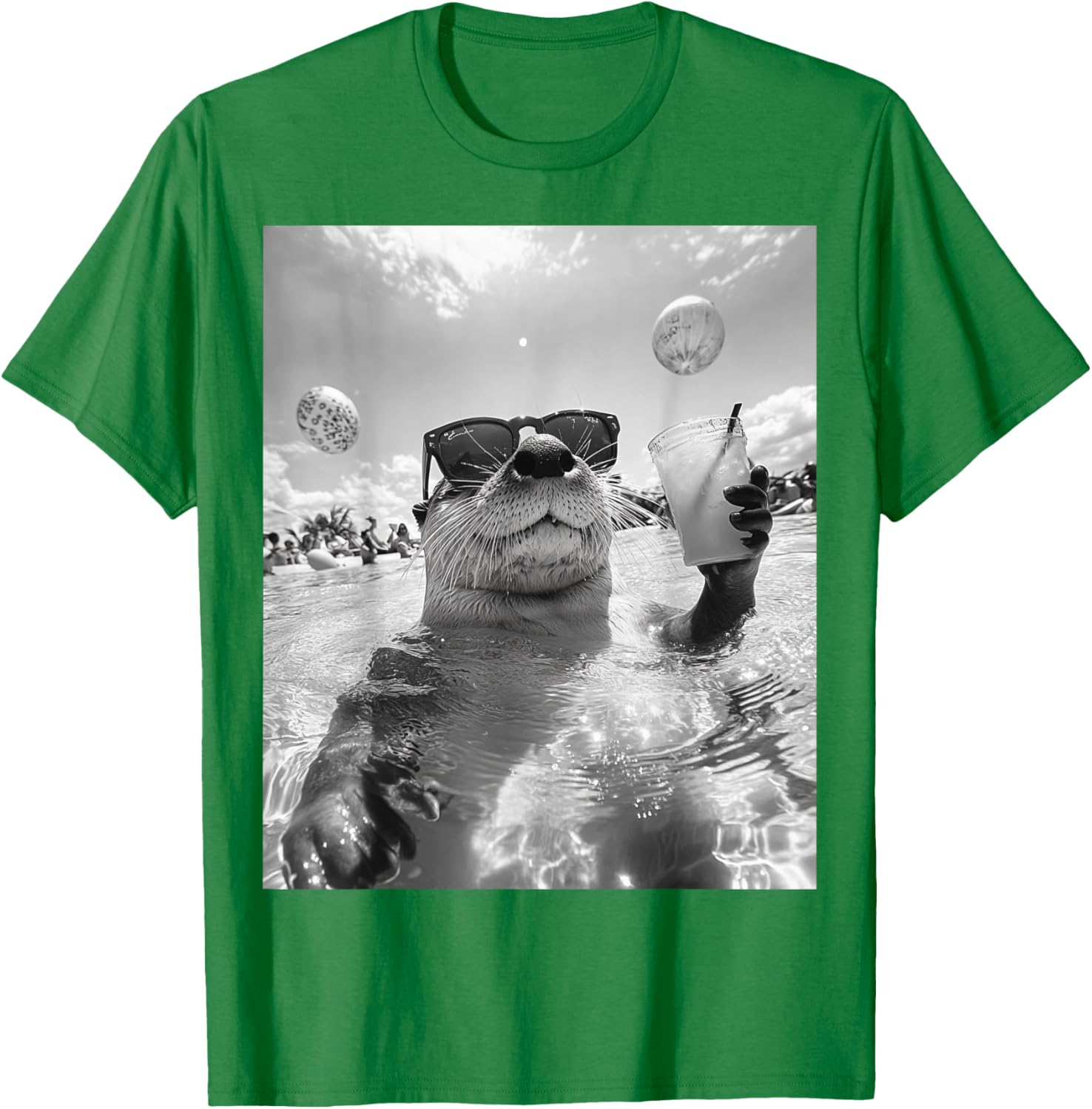 Cool Otter Selfie T-Shirt for Fun and Stylish Casual Wear - 13