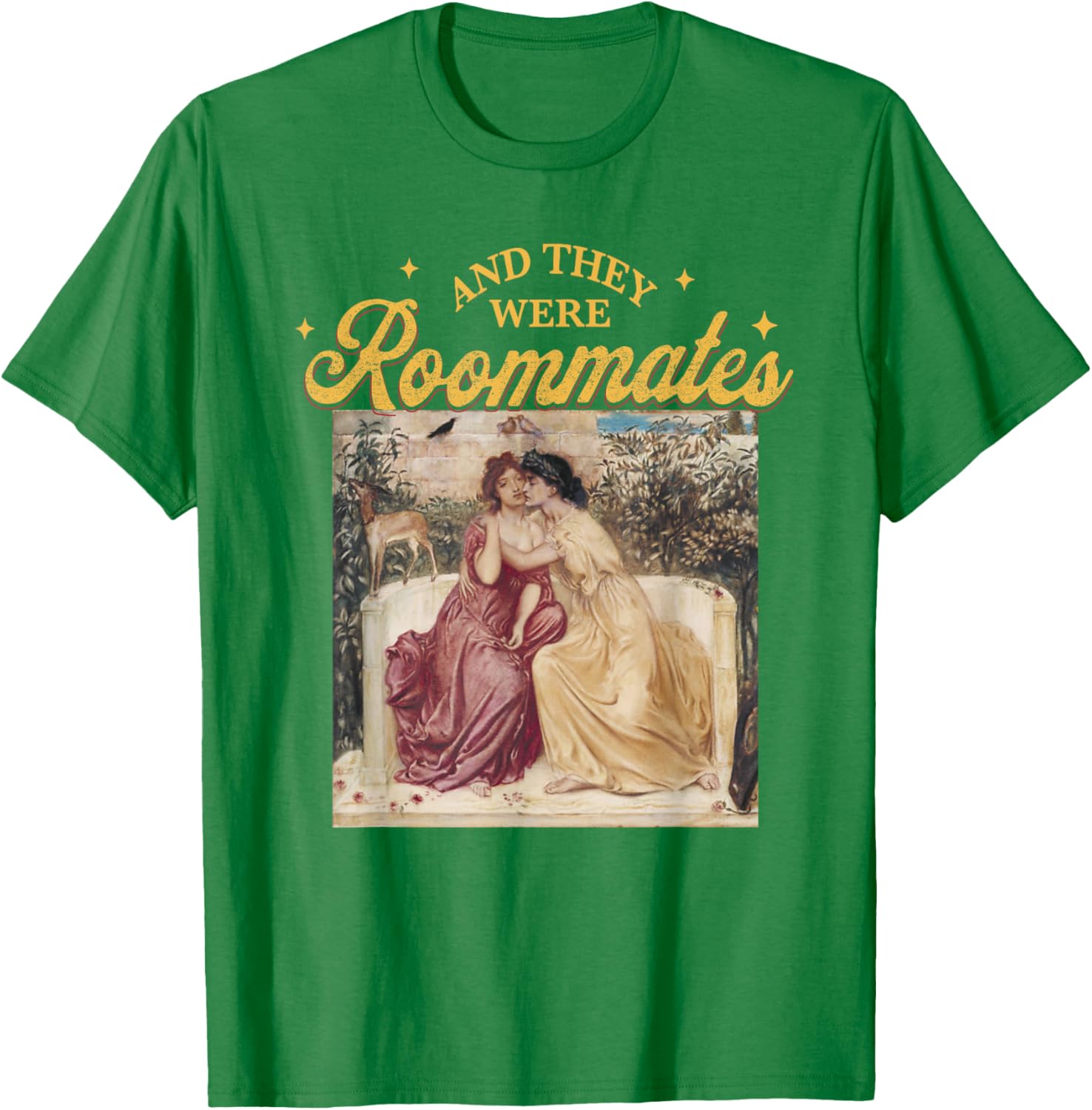 Vintage And They Were Roommates Lesbian Pride Month T-Shirt for All - 10