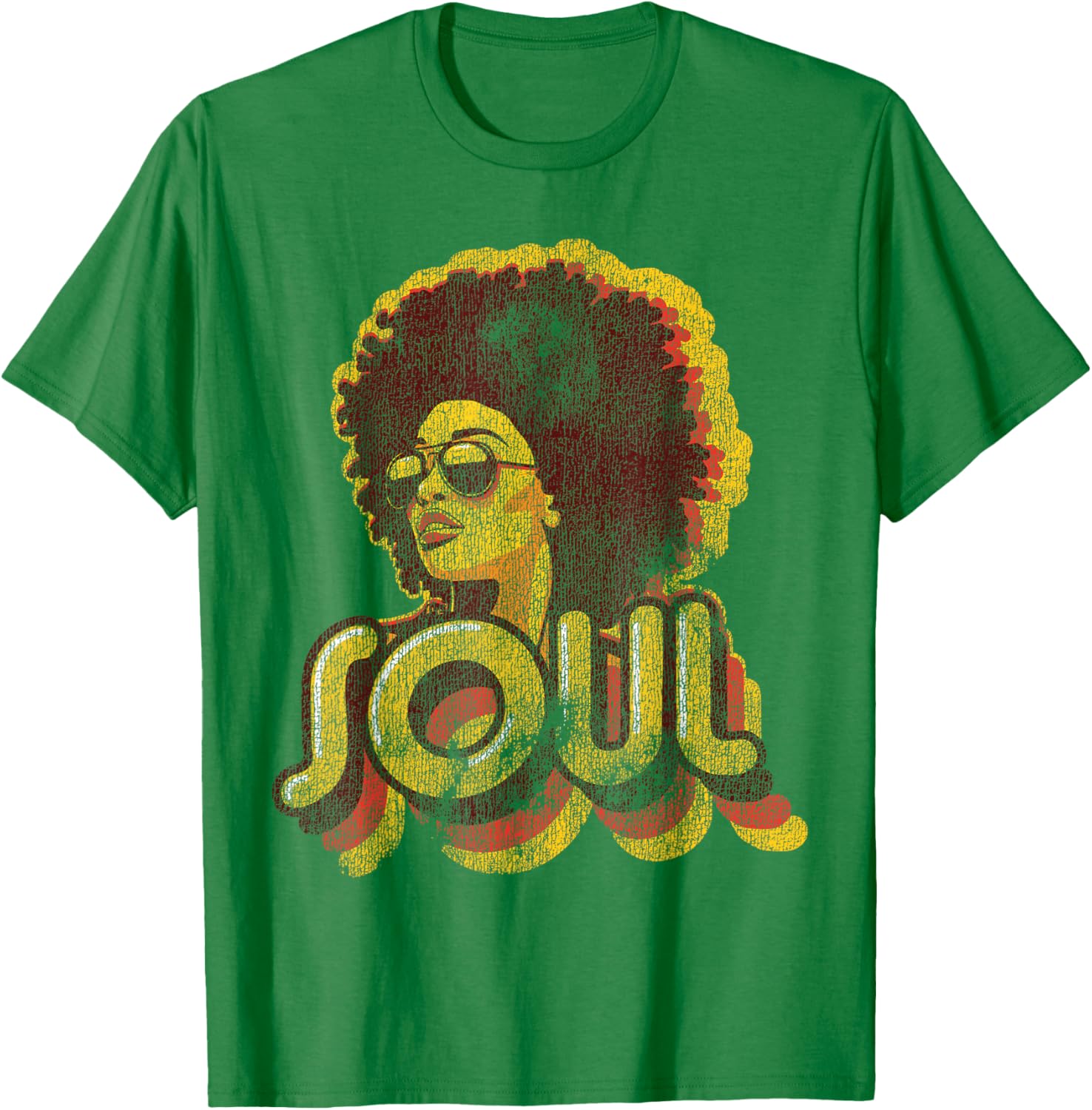 Retro 70s Funk Afro Soul T-Shirt for Vintage Style Lovers - 21