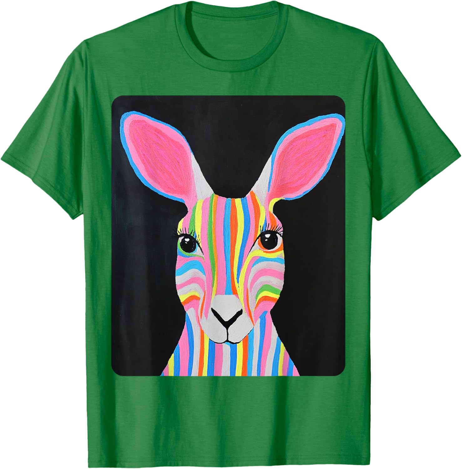 Vibrant Kangaroo Graphic T-Shirt for Style Lovers and Animal Fans - 24