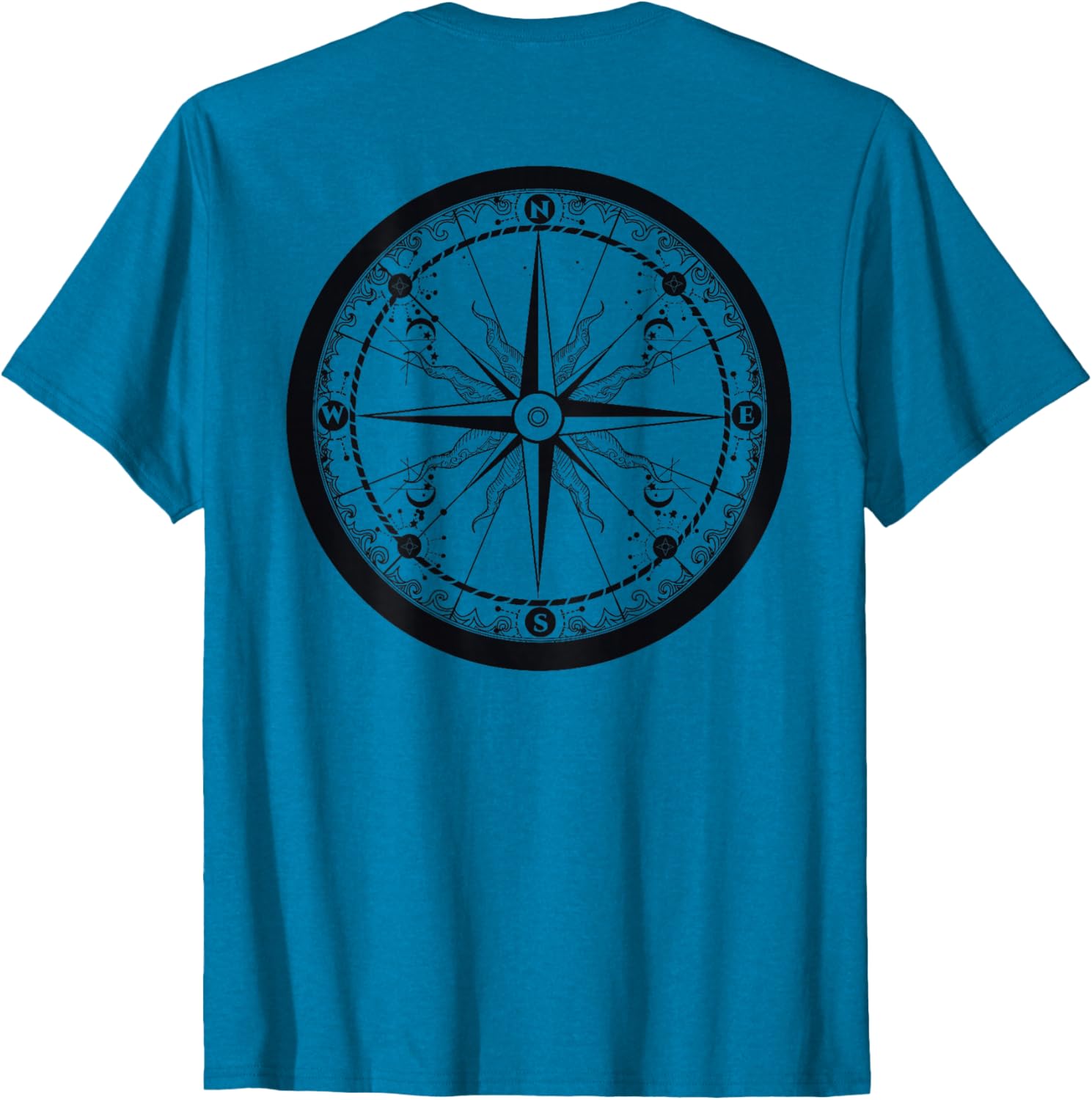 Beautiful Compass Sailing and Hiking Adventure T-Shirt for Travelers - 5
