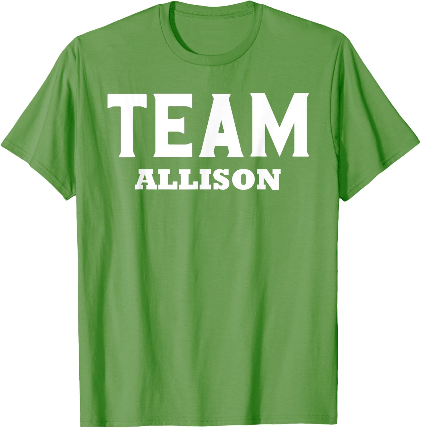Team ALLISON T-Shirt Personalized Name Support for Fans and Friends - 21