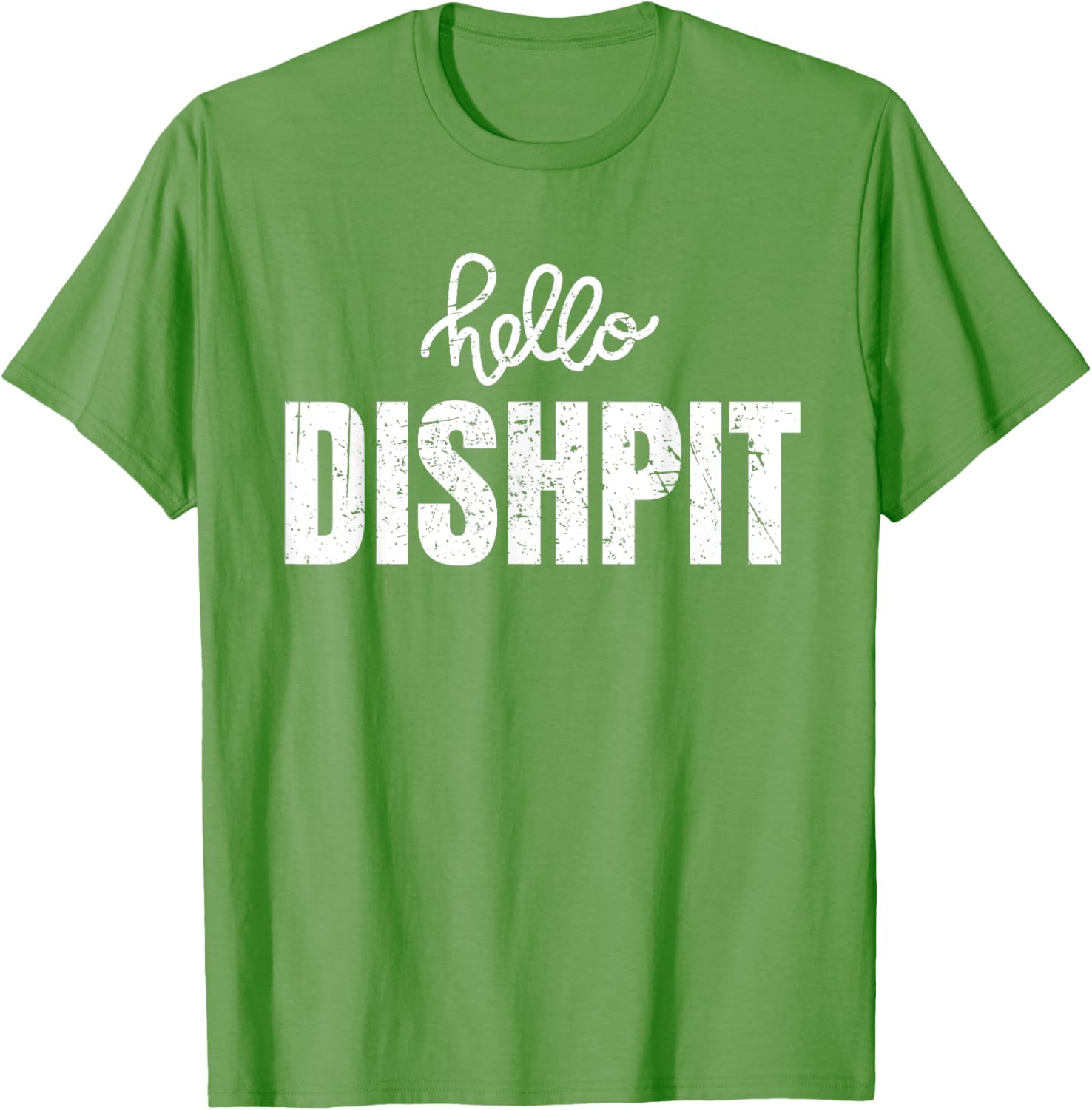 Vintage Hello Dishpit Funny Dishwasher Saying T-Shirt for Men and Women - 5