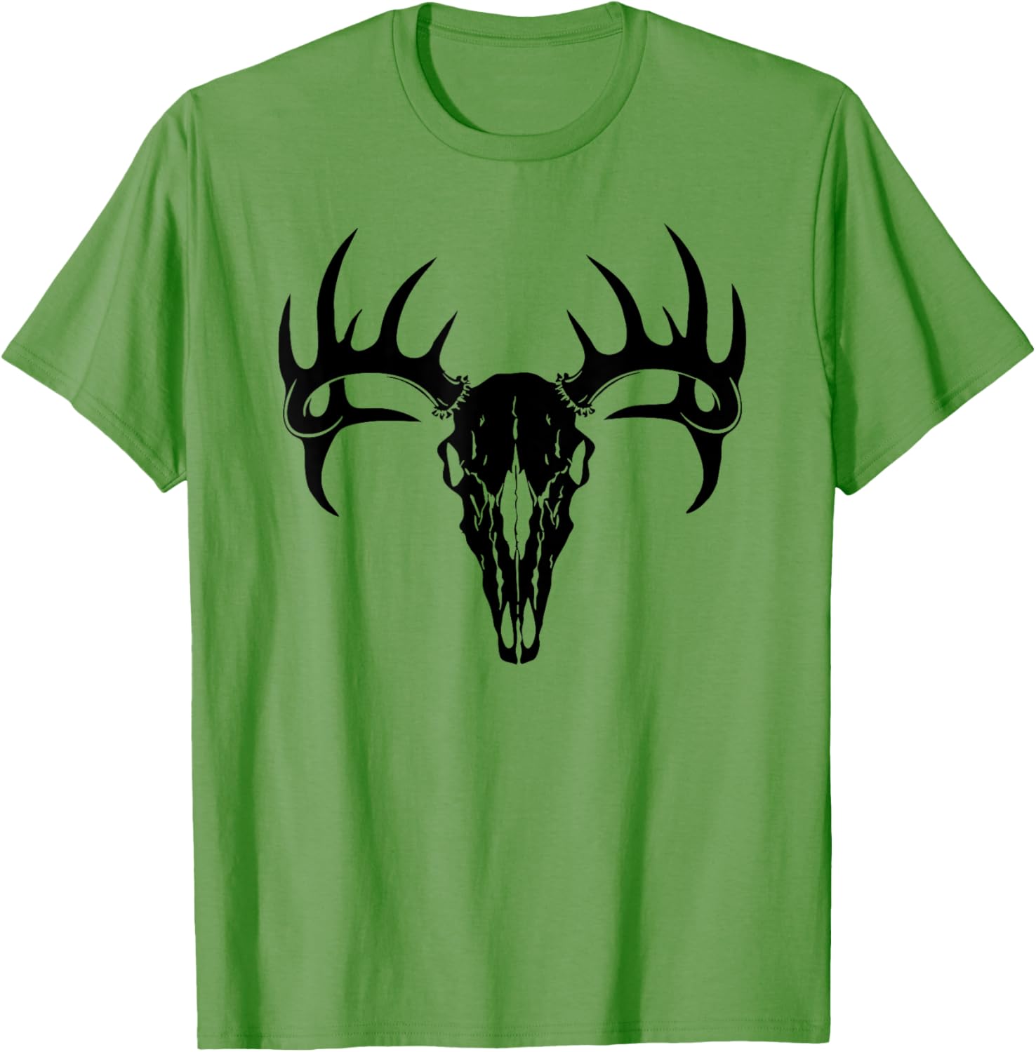 Stylish Deer Antler Deer Skull T-Shirt for Outdoor Enthusiasts - 18
