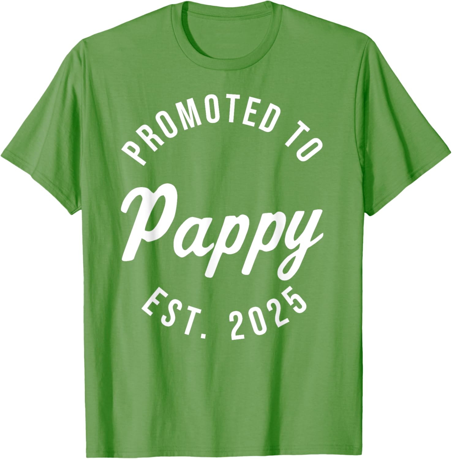 Promoted to Pappy Est 2025 First Father's Day T-Shirt Gift for Dad - 2