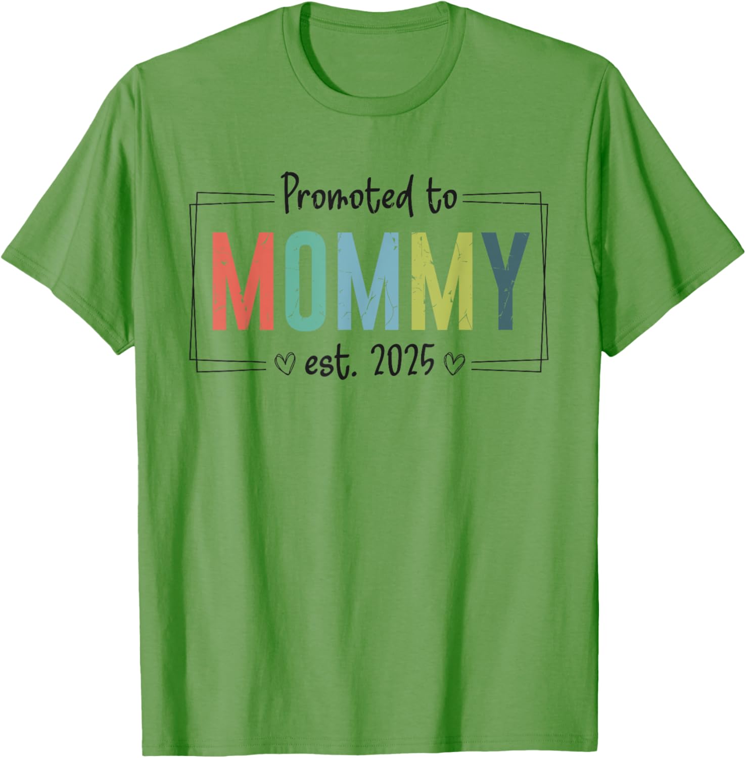 Promoted to Mommy 2025 Mother's Day T-Shirt for Expecting Moms - 4