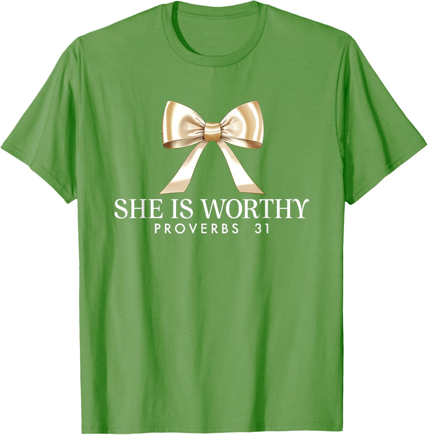 She Is Worthy Proverbs 31 Faith T-Shirt for Women - Inspirational Apparel - 15