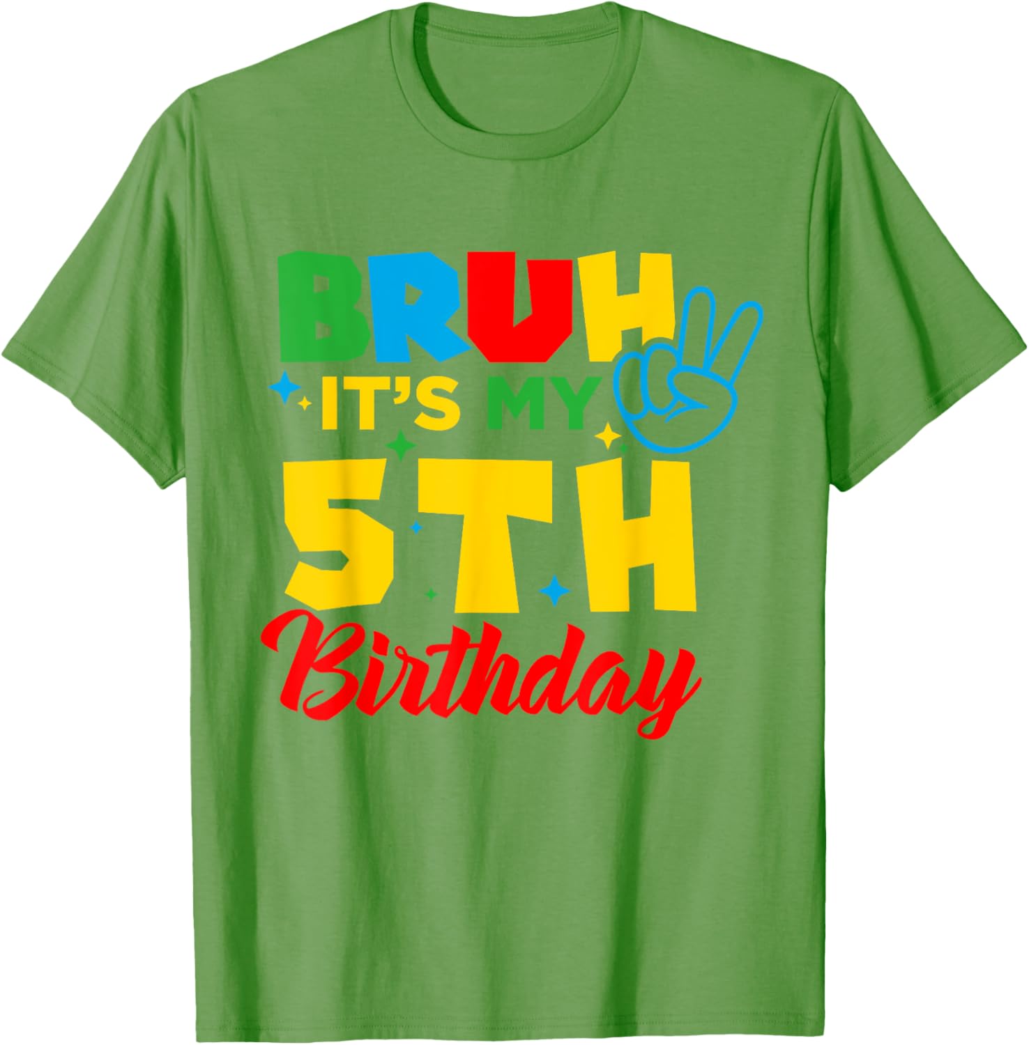 Bruh I'm 5 Gamer T-Shirt for 5th Birthday Celebration Fun! - 17
