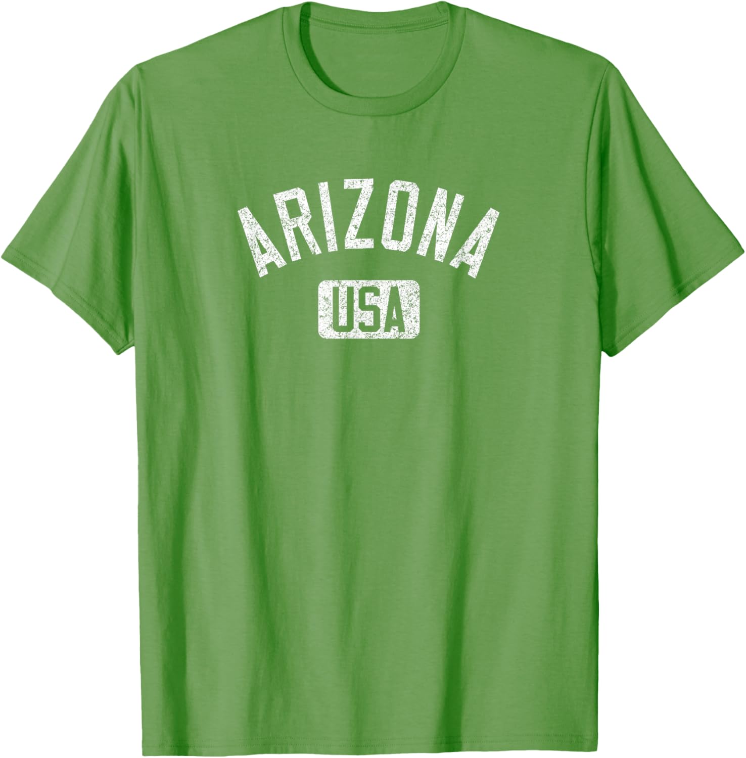 Arizona USA Distressed White Print T-Shirt for Comfortable Casual Style - 28