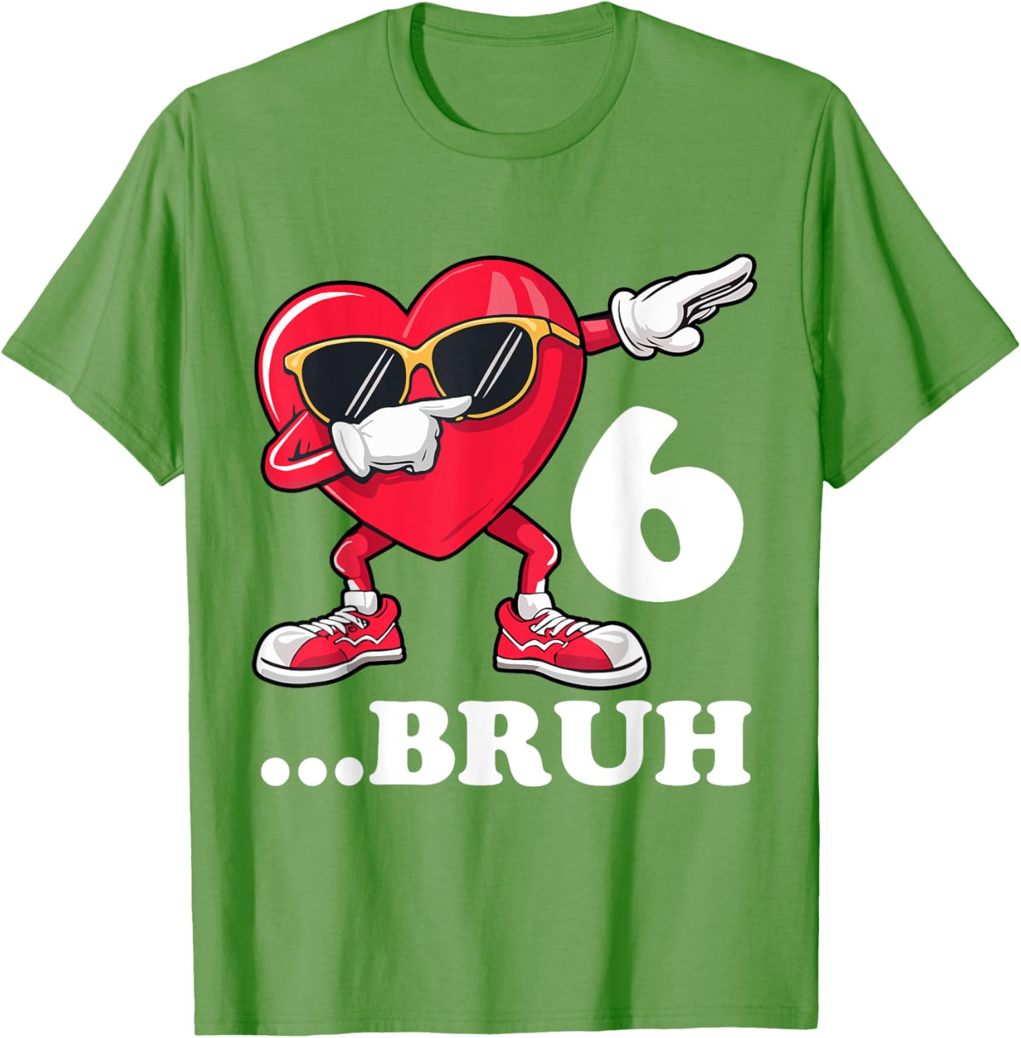 Bruh Dabbing Birthday Boy T-Shirt for 6 Year Old Fun Celebration Gear - 15