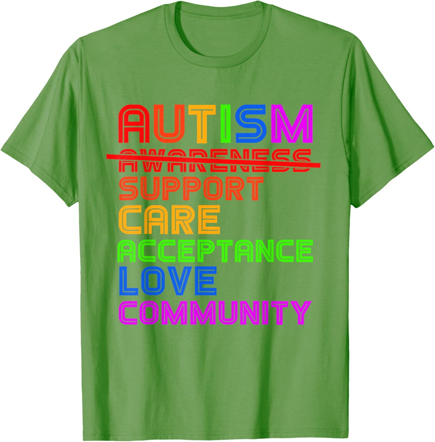 Autism Awareness T-Shirt for Men, Women, and Kids - Support Acceptance - 20