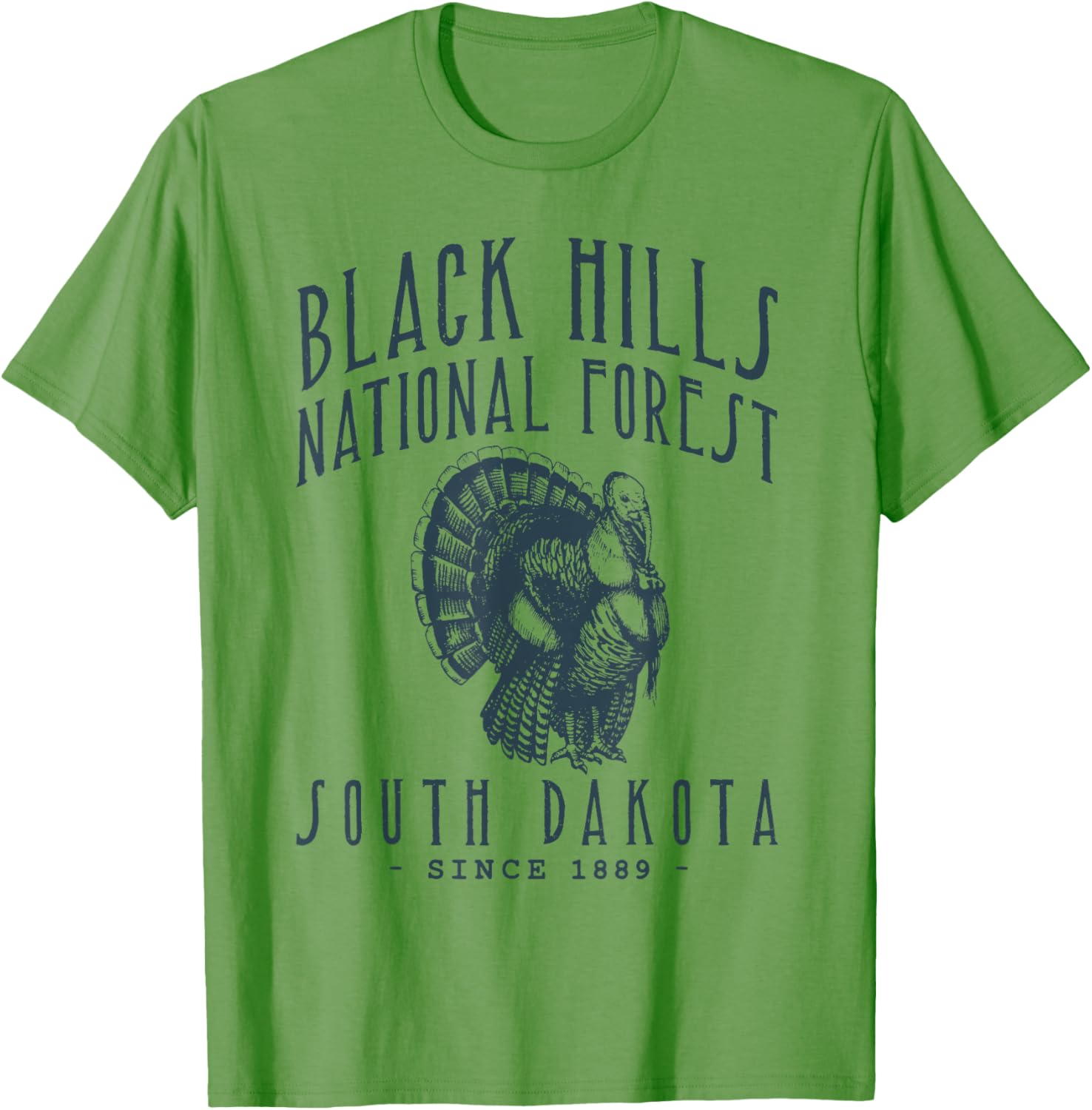 Black Hills Turkey Hunting in South Dakota T-Shirt for Outdoor Enthusiasts - 3