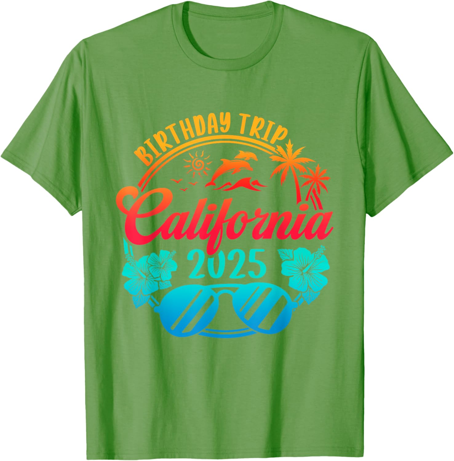 California Birthday Cruise Vacation T-Shirt for 2025 Celebration Fun - 13