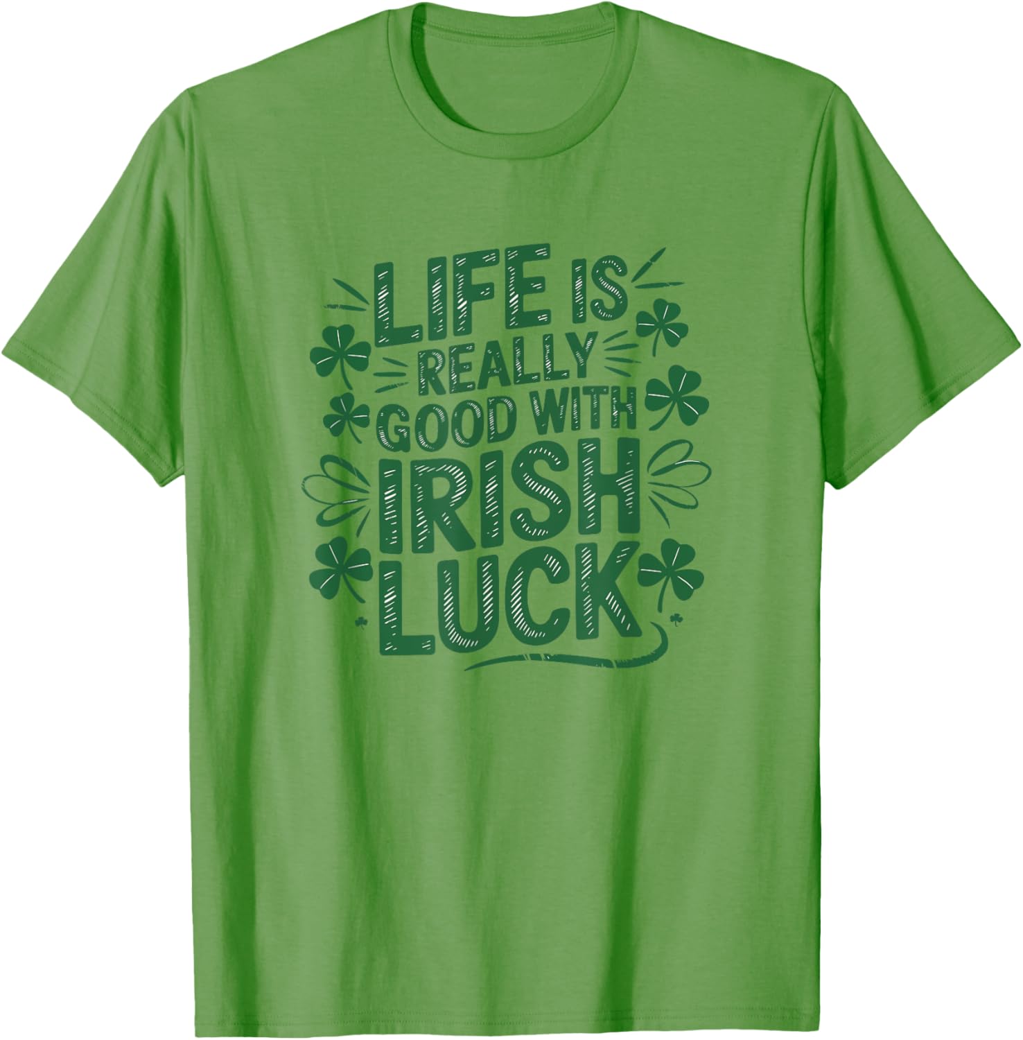 Celebrate St. Patrick's Day in Style with Our Irish Luck Tee Shirt - 3