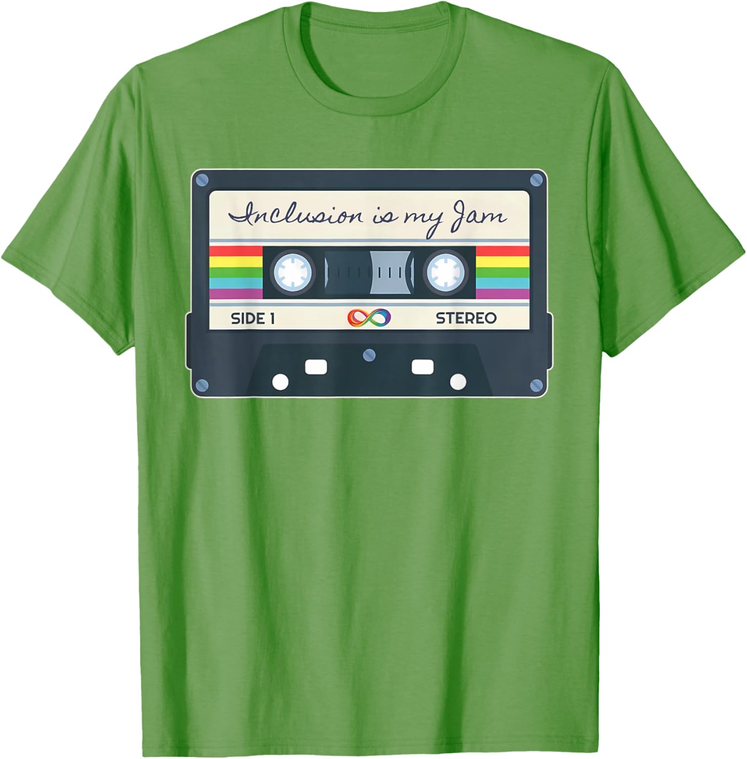 Autism Awareness Inclusion Is My Jam SPED Teacher Cassette T-Shirt - 6