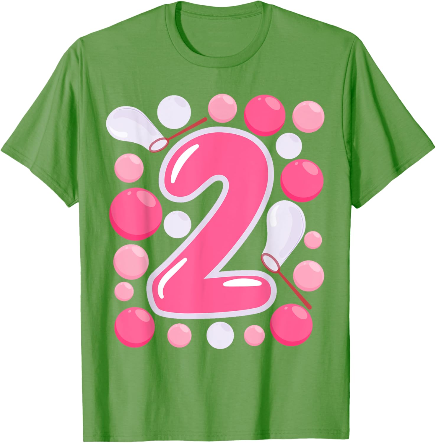 Adorable Girls 2nd Bubble Birthday Party T-Shirt for Kids Celebrations - 23
