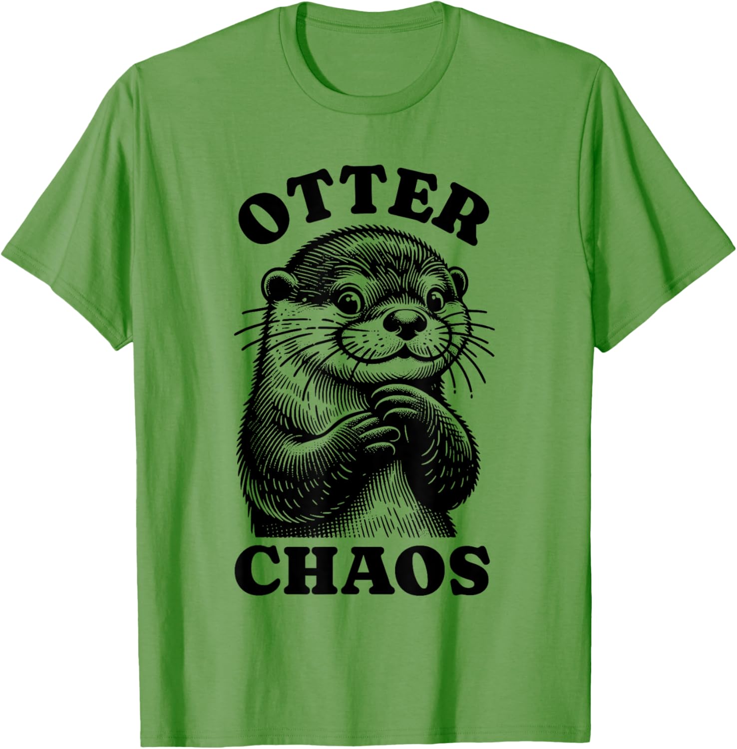 Silly Otter Chaos T-Shirt for Fun-Loving Animal Lovers - 19
