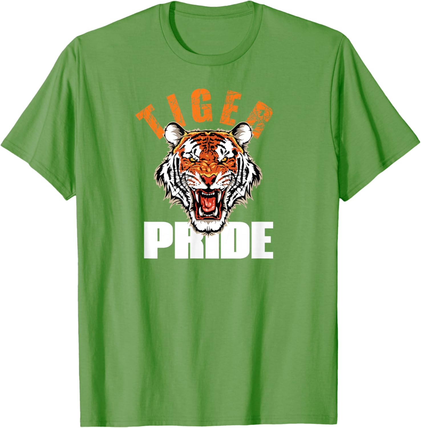 Retro Tiger Pride Vintage Mascot T-Shirt for School Sports Teams - 15