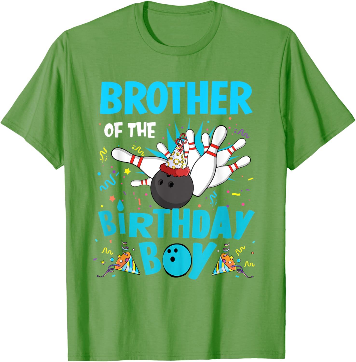 Brother Of The Birthday Boy Bowling Family Matching T-Shirt for Fun Celebrations - 12