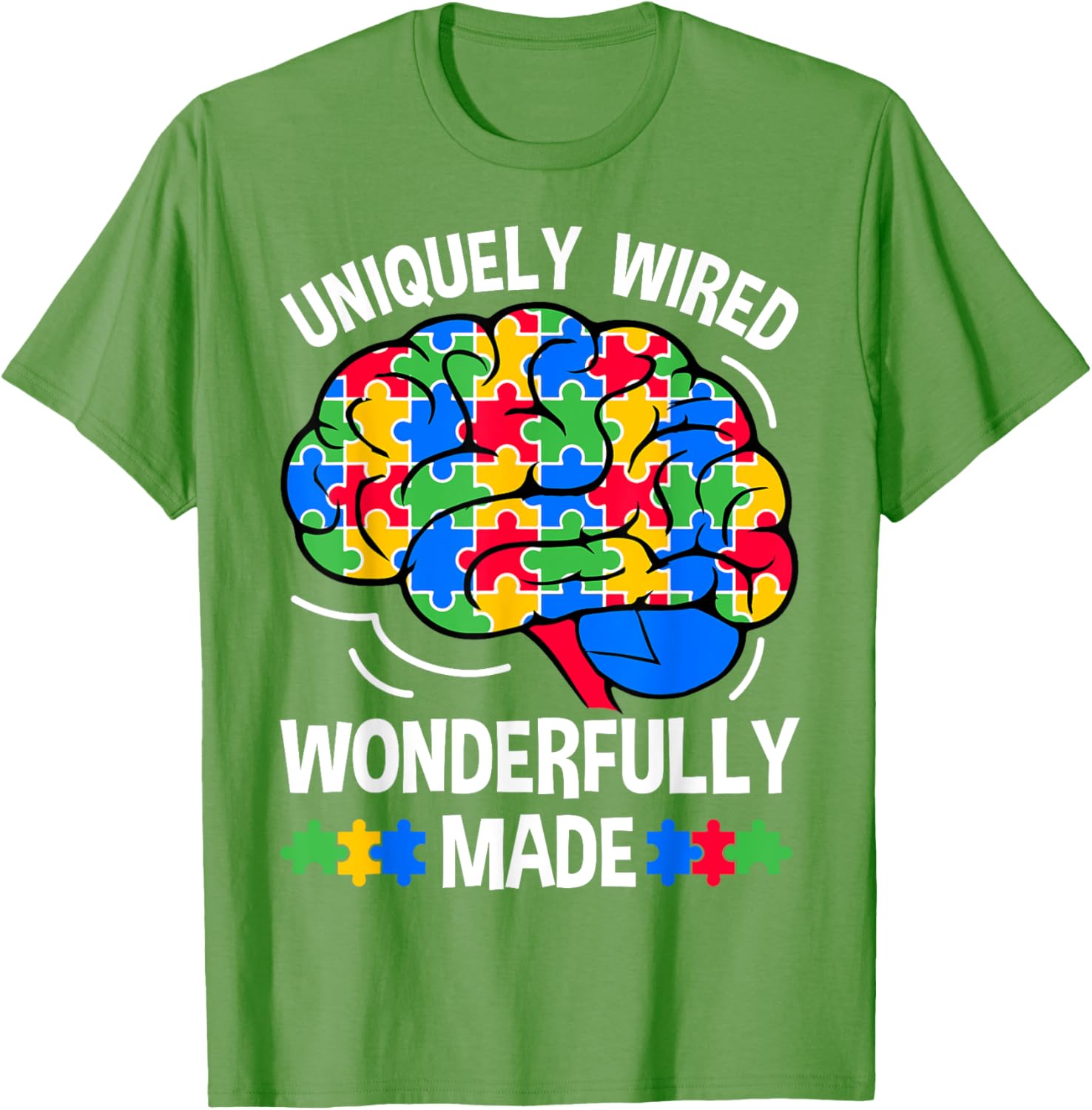 Uniquely Wired Wonderfully Made Autism Awareness T-Shirt for Kids - 14