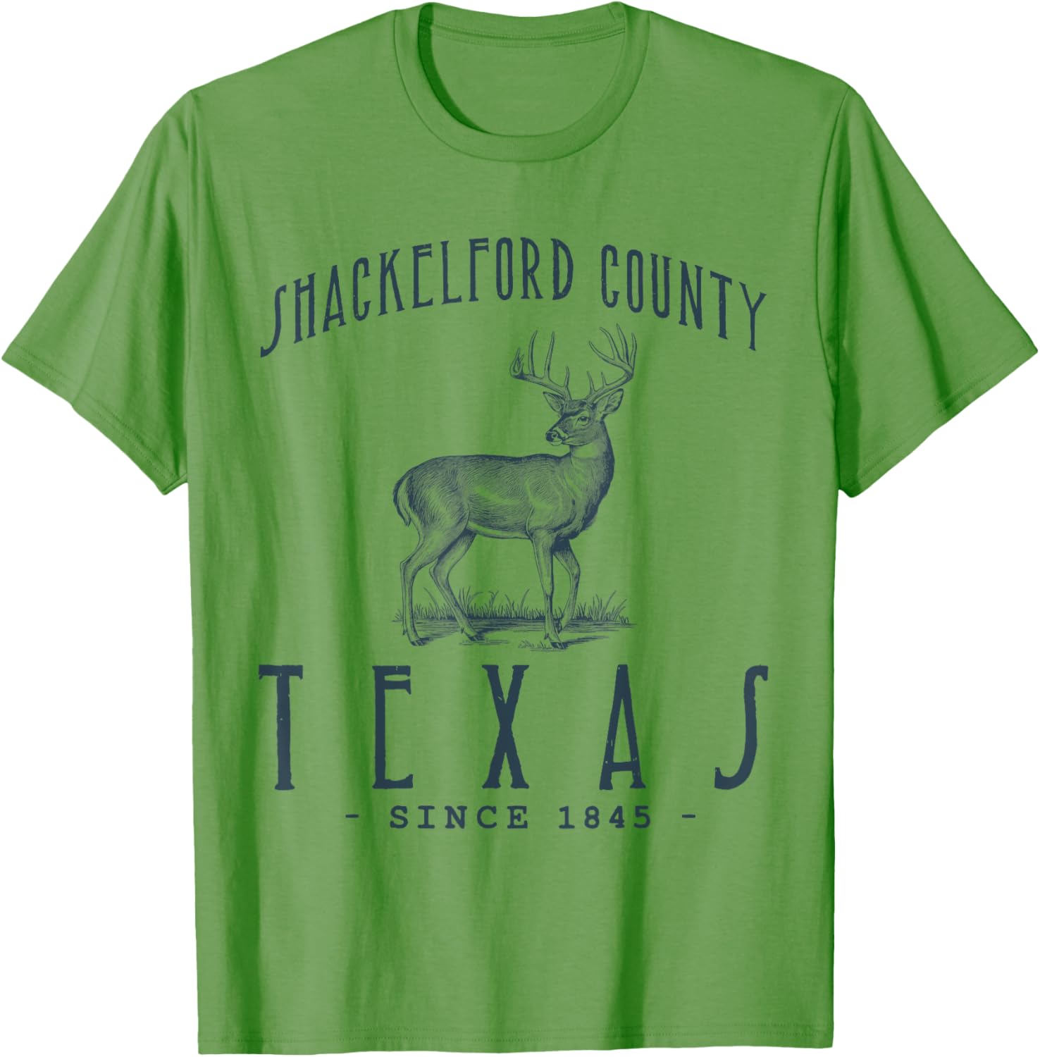 Shackelford County White-Tailed Deer Hunting T-Shirt for Outdoor Lovers - 10