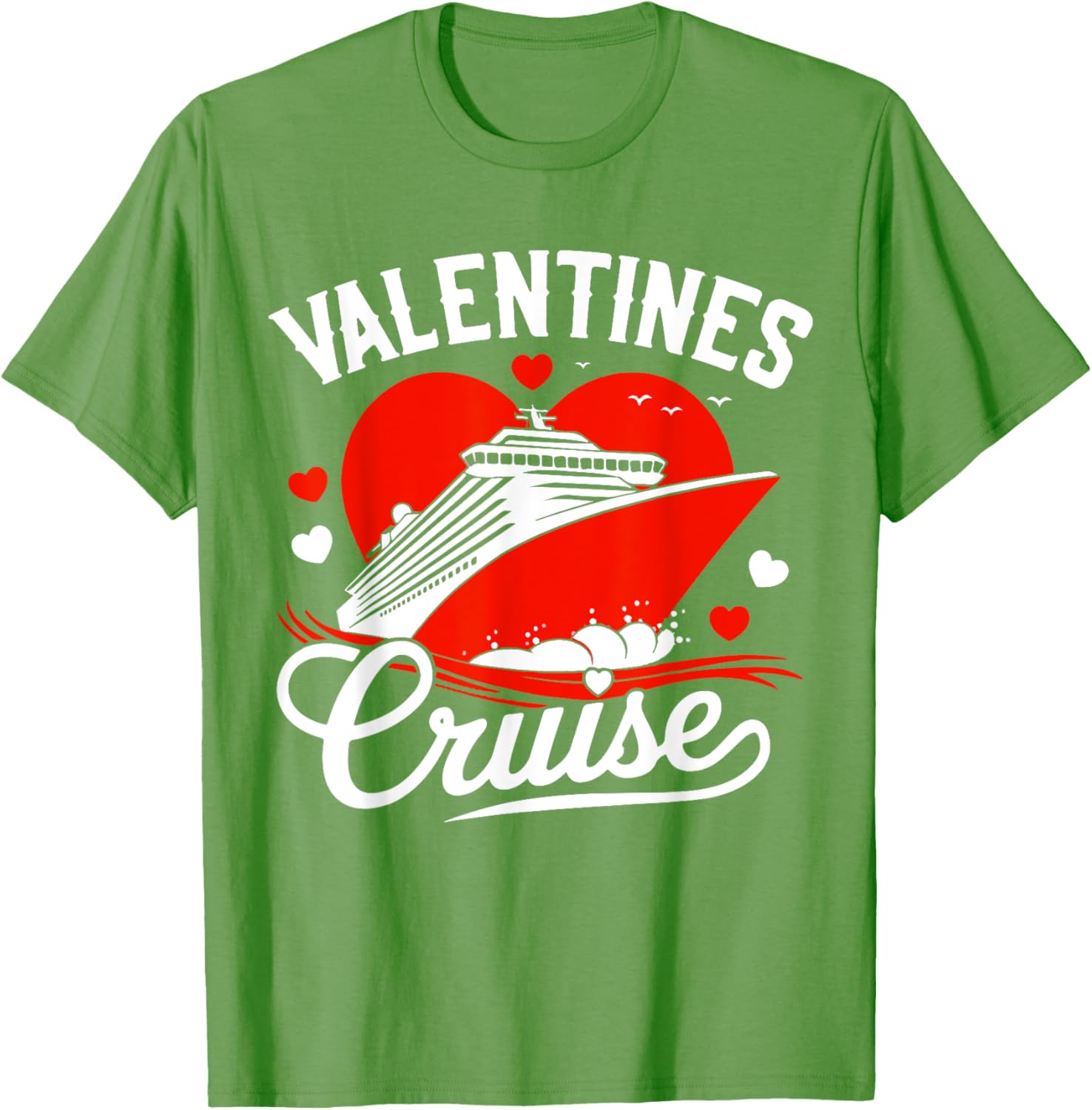 Valentine's Day Cruise Matching Couple T-Shirts for Sweet Vacation Fun - 1