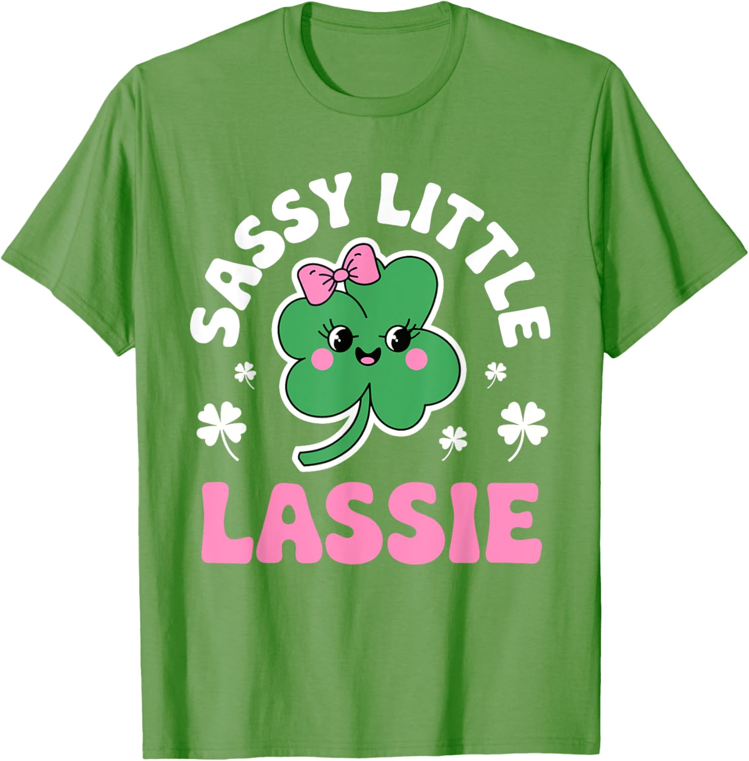 Sassy Little Lassy Girls St Patricks Day T-Shirt Irish Outfit - 17