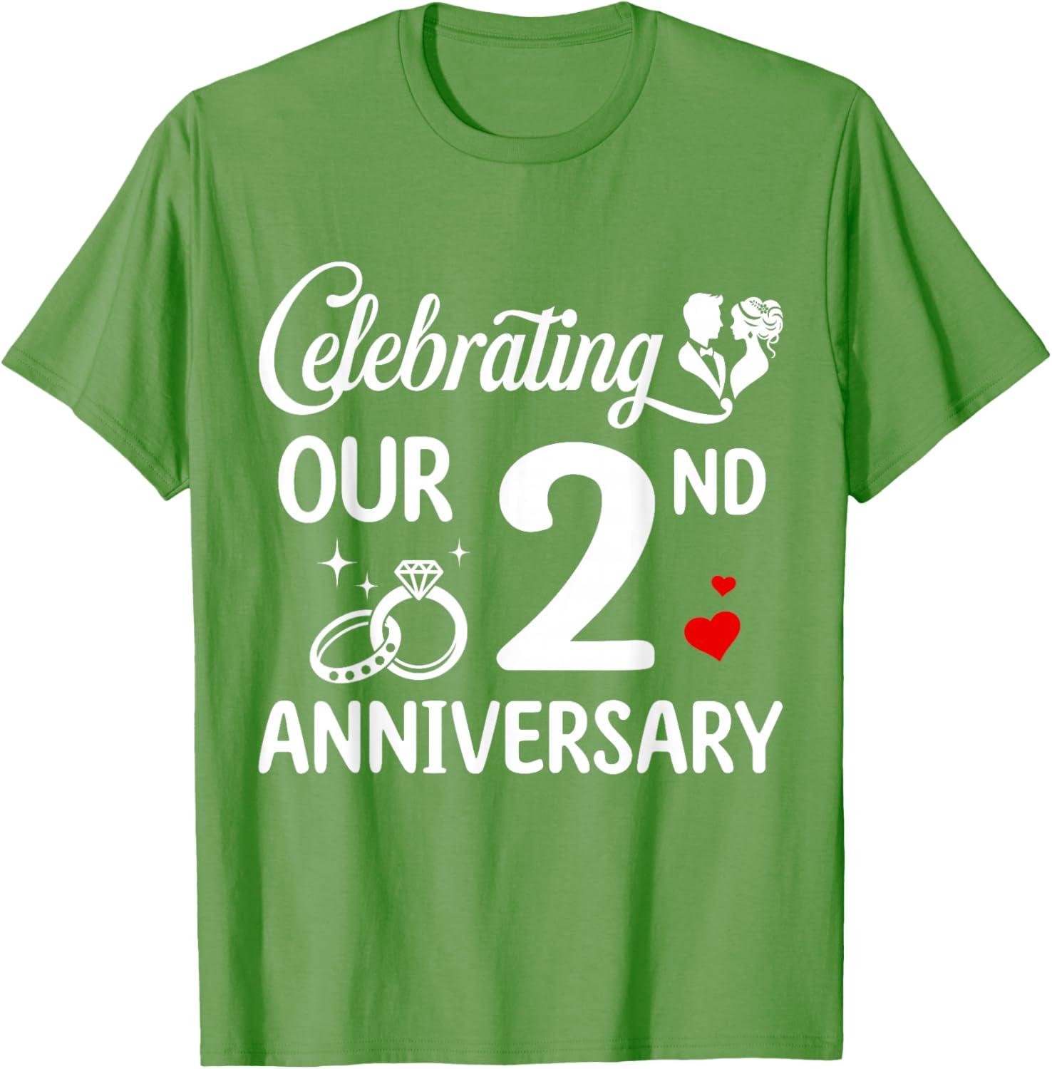 Celebrate Your 2nd Wedding Anniversary with Our Fun Marriage T-Shirt - 6
