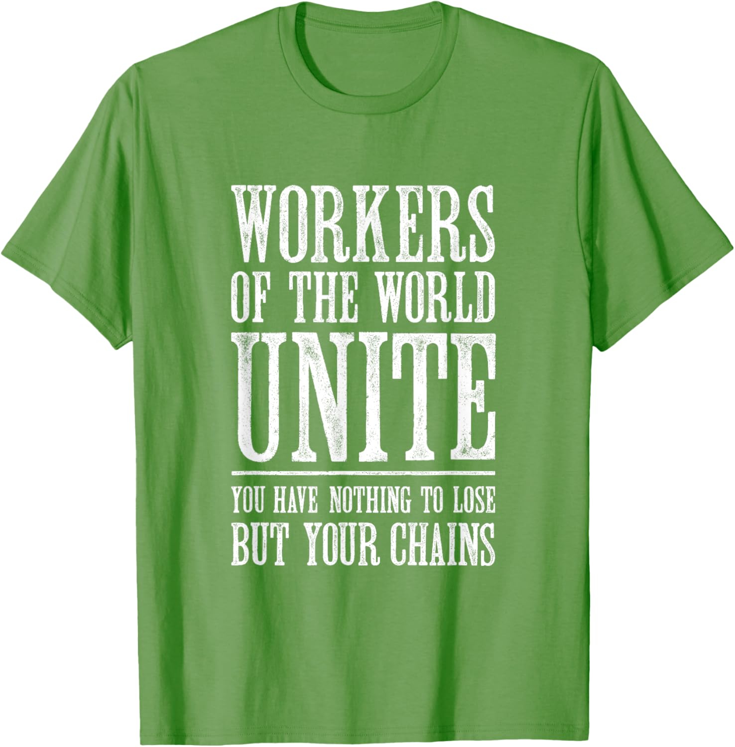Workers of the World Unite T-Shirt for Stylish Activists and Allies - 16