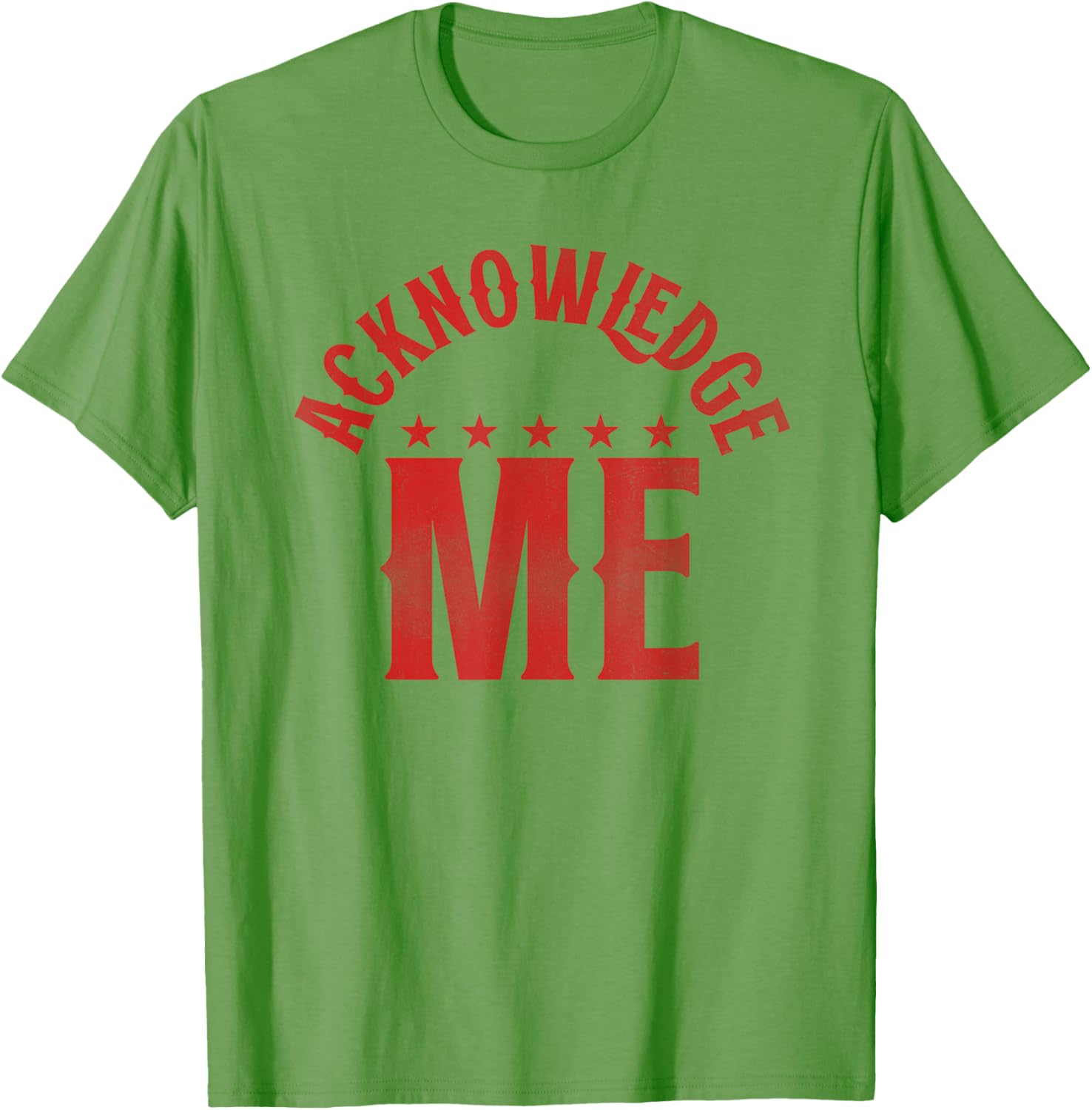 Acknowledge Me Retro Vintage Sports Competition T-Shirt for All Seasons - 3
