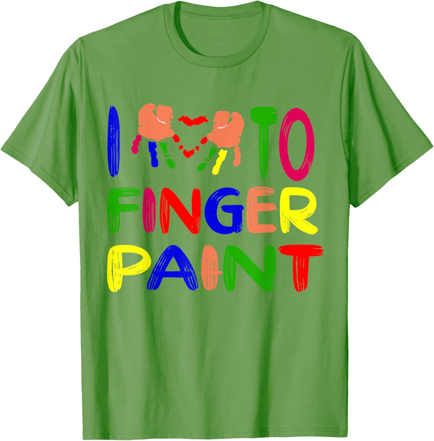 Cute Couple Valentine T-Shirt I Heart Love to Finger Paint Gift - 13