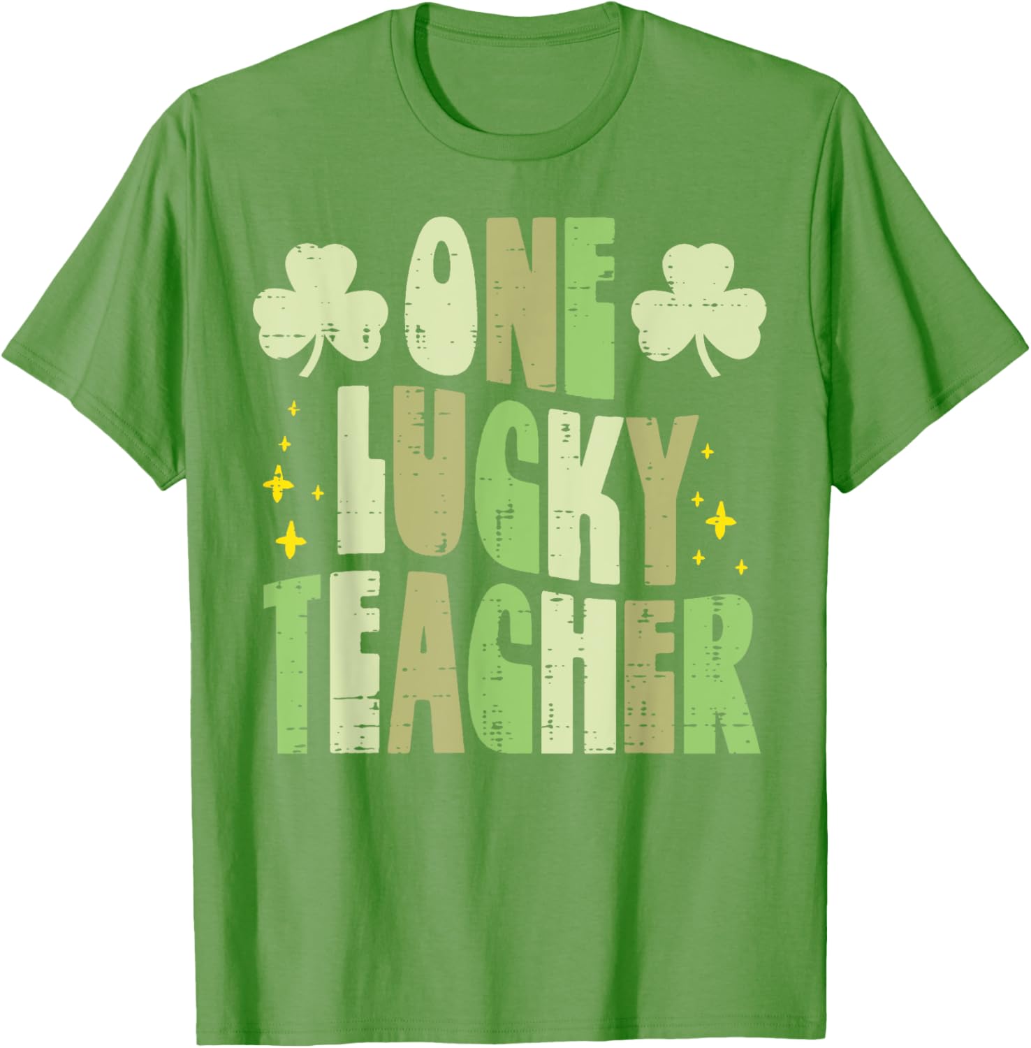 St Patricks Day One Lucky Teacher T-Shirt for Men and Women - 1