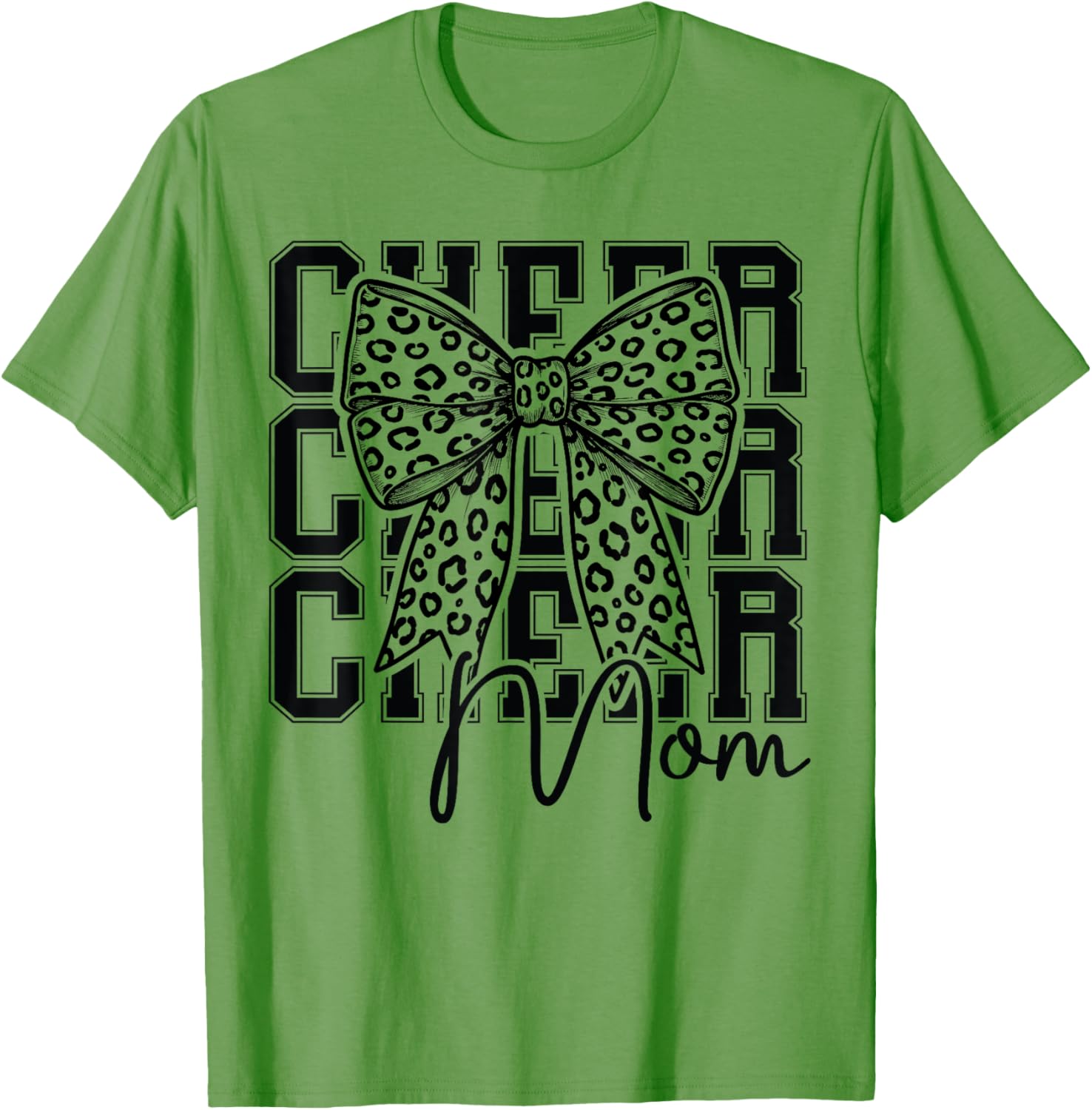 Cheer Mom Cheerleader T-Shirt for Biggest Fan Mother's Day Gift - 16