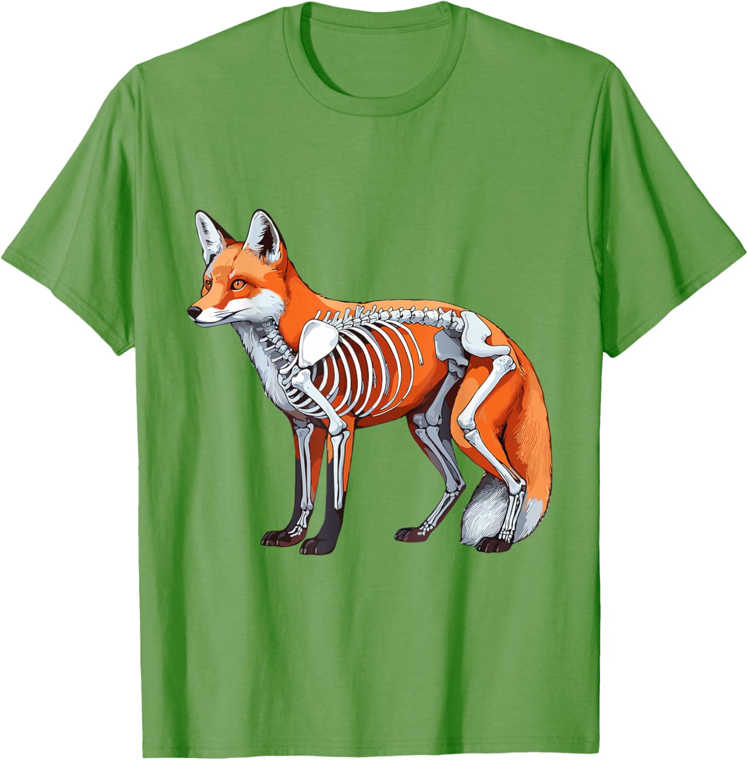 X-ray Fox Body Anatomy Radiography Skeleton T-Shirt for Anatomy Lovers - 10