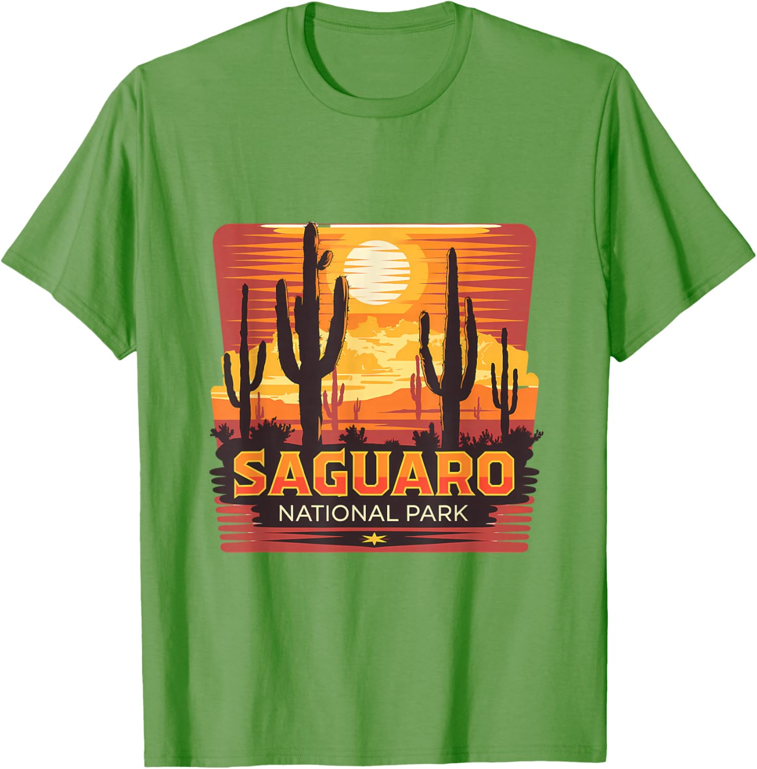 Saguaro National Park Desert Sun Scene T-Shirt for Nature Lovers - 19