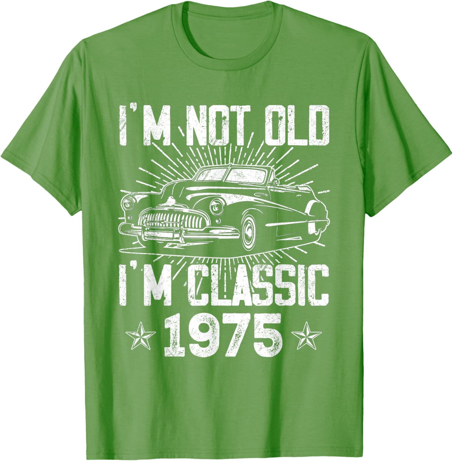 Vintage 1975 Classic Car T-Shirt for 50th Birthday Gifts for Men - 18