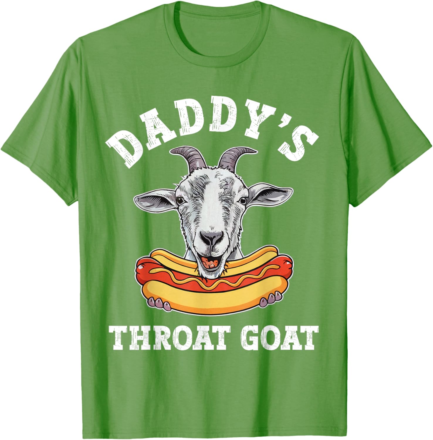 Funny Daddy's Throat Goat Meme T-Shirt for Adult Humor Lovers - 19
