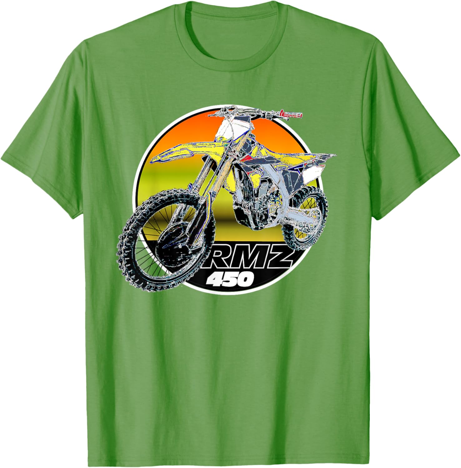 RMZ 450 Motocross Off Road T-Shirt for Motorcycle Enthusiasts - 4