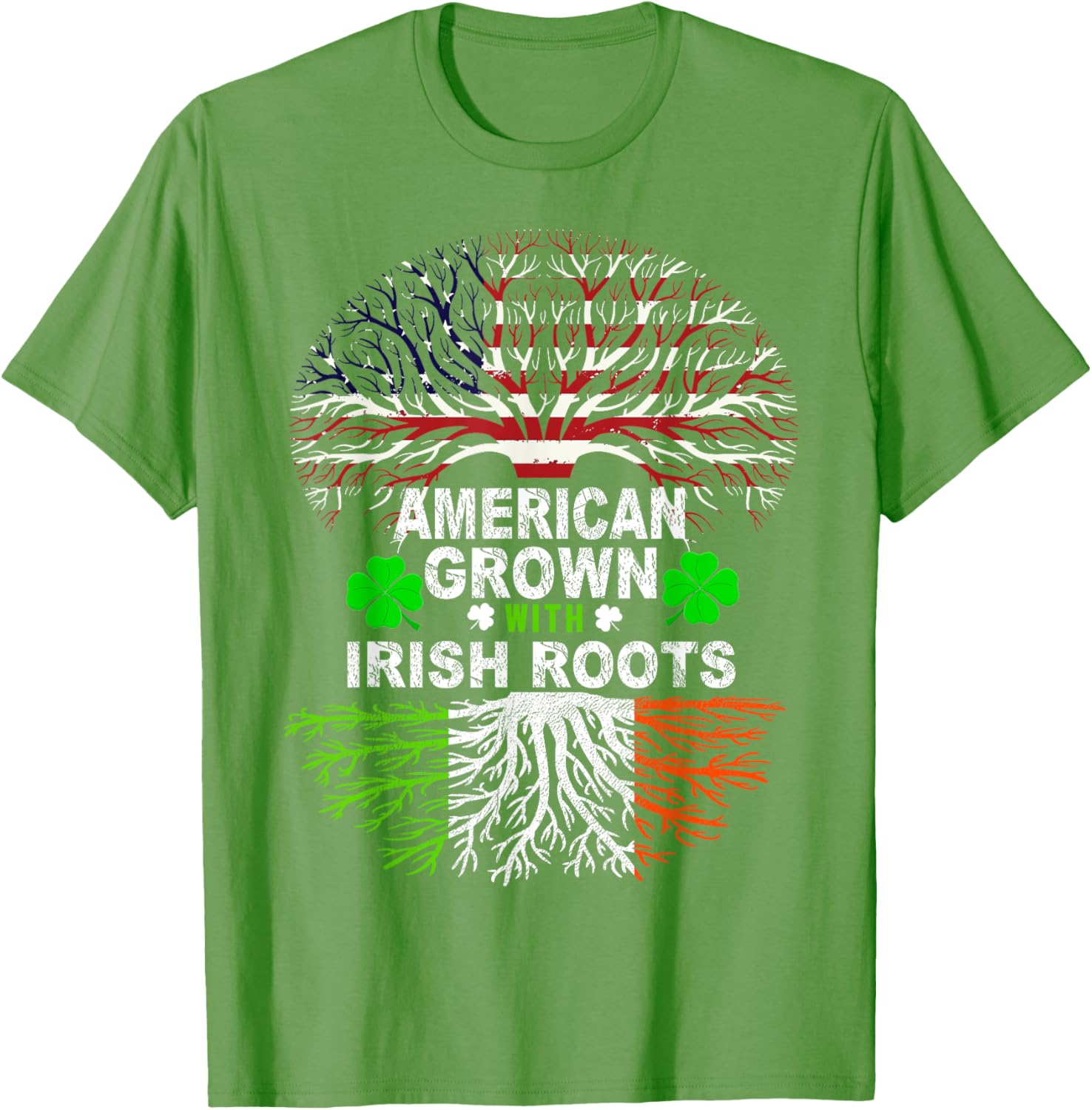 American Grown Irish Roots St. Patrick's Day T-Shirt for Festive Fun - 10