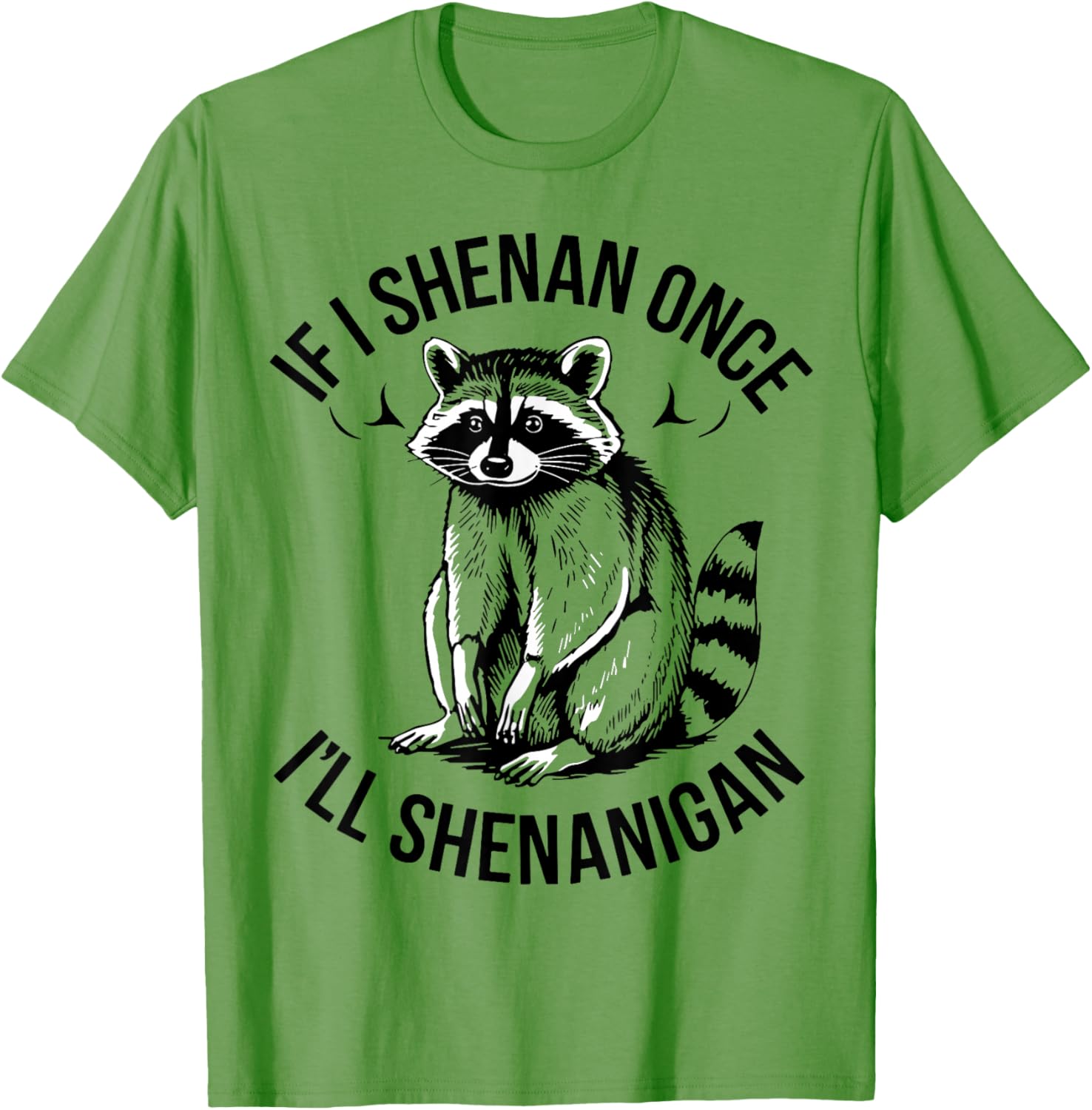 Shenanigans Raccoon St Patrick's Day T-Shirt Fun and Festive Apparel - 15