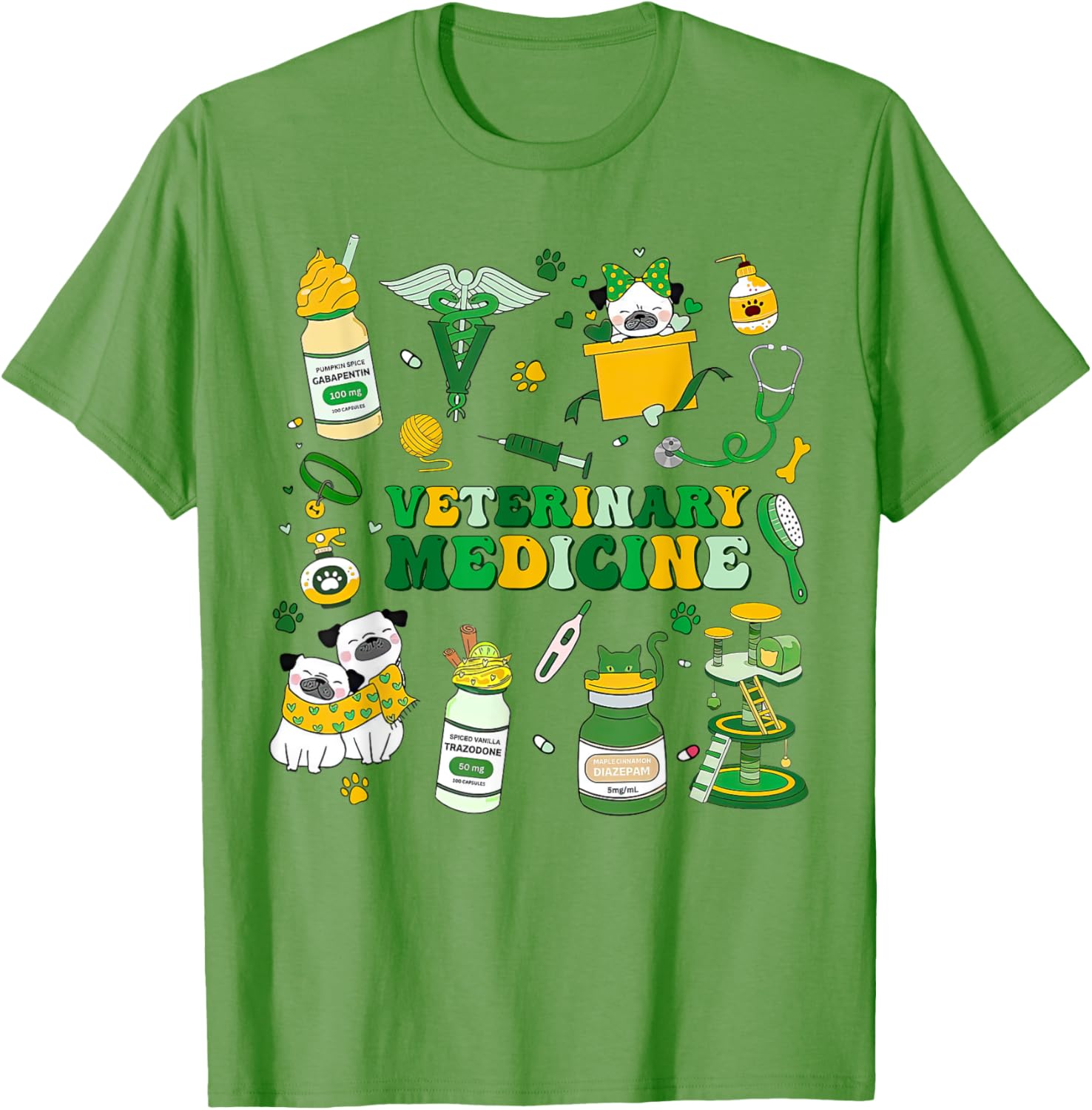 St Patrick's Day Vet Tech T-Shirt for Dog and Cat Lovers - 12