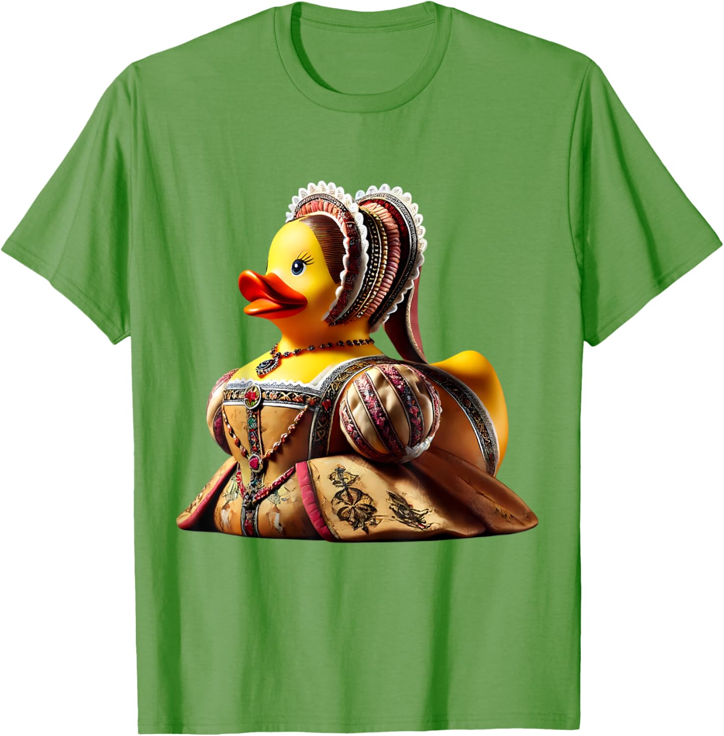 Rubber Duck Anne Boleyn T-Shirt Fun Historical Figure Apparel - 11