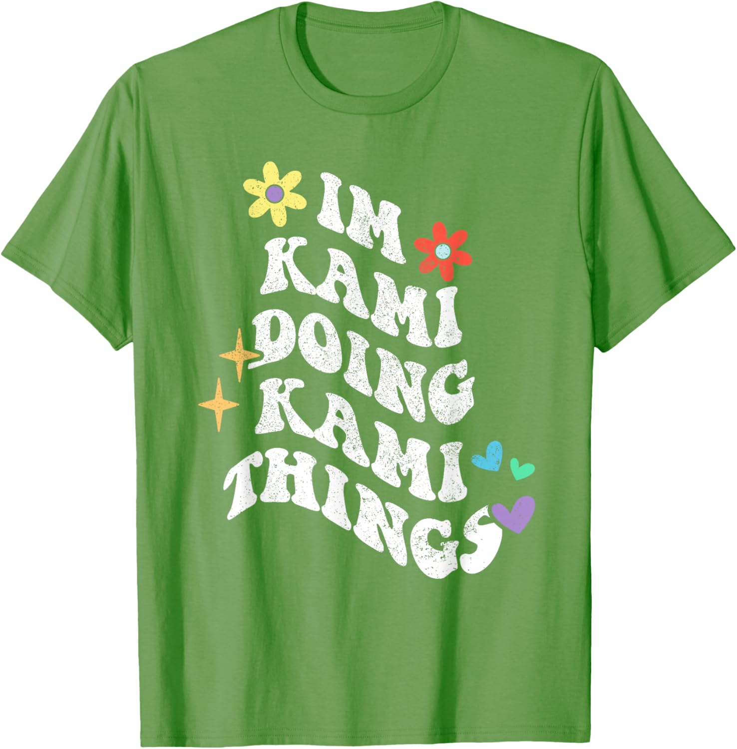 Retro Groovy Kami Doing Funny Things Mother's Day T-Shirt for Moms - 8