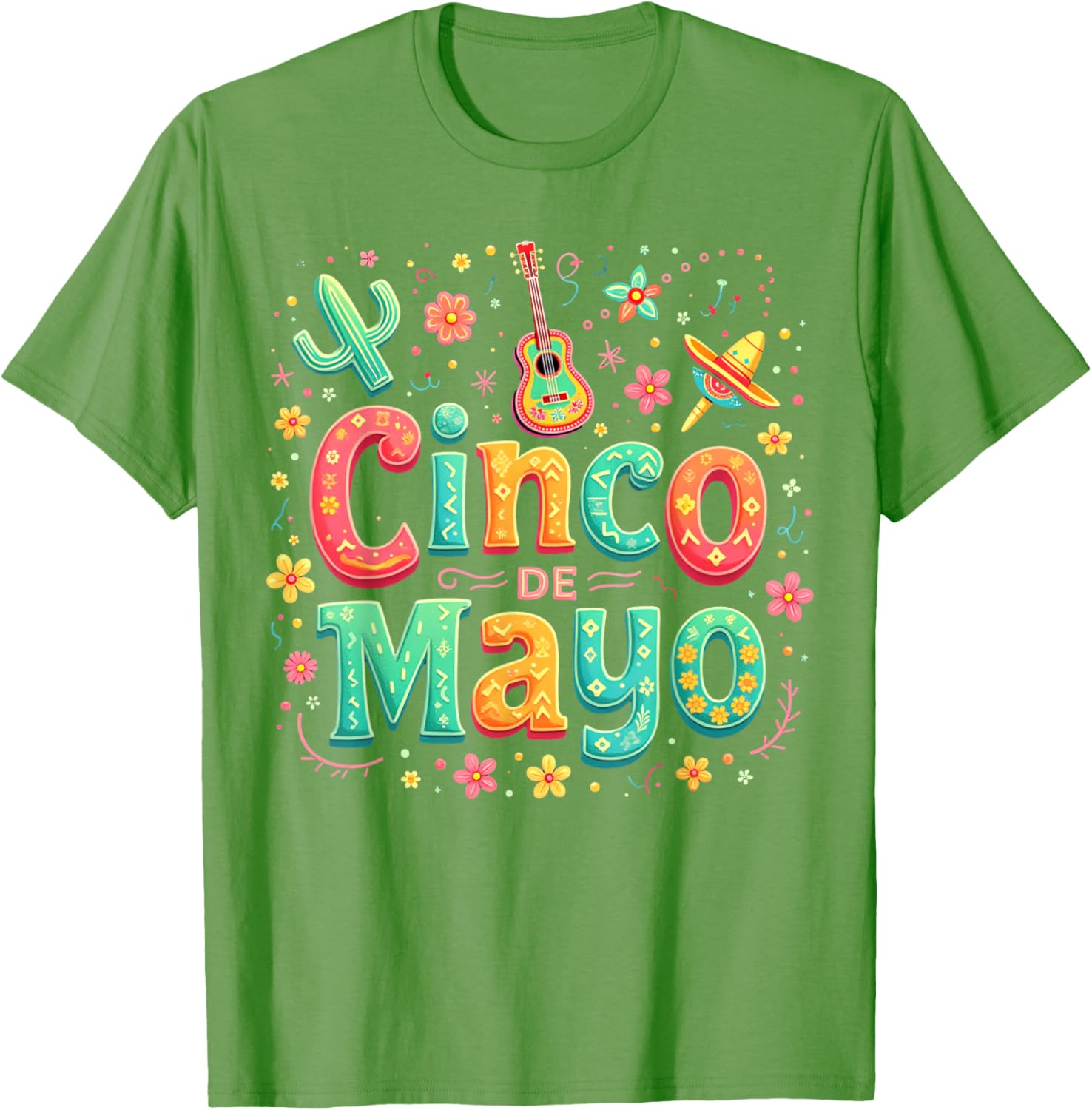 Cinco De Mayo Family Matching Let's Fiesta T-Shirt for Celebration Fun - 7
