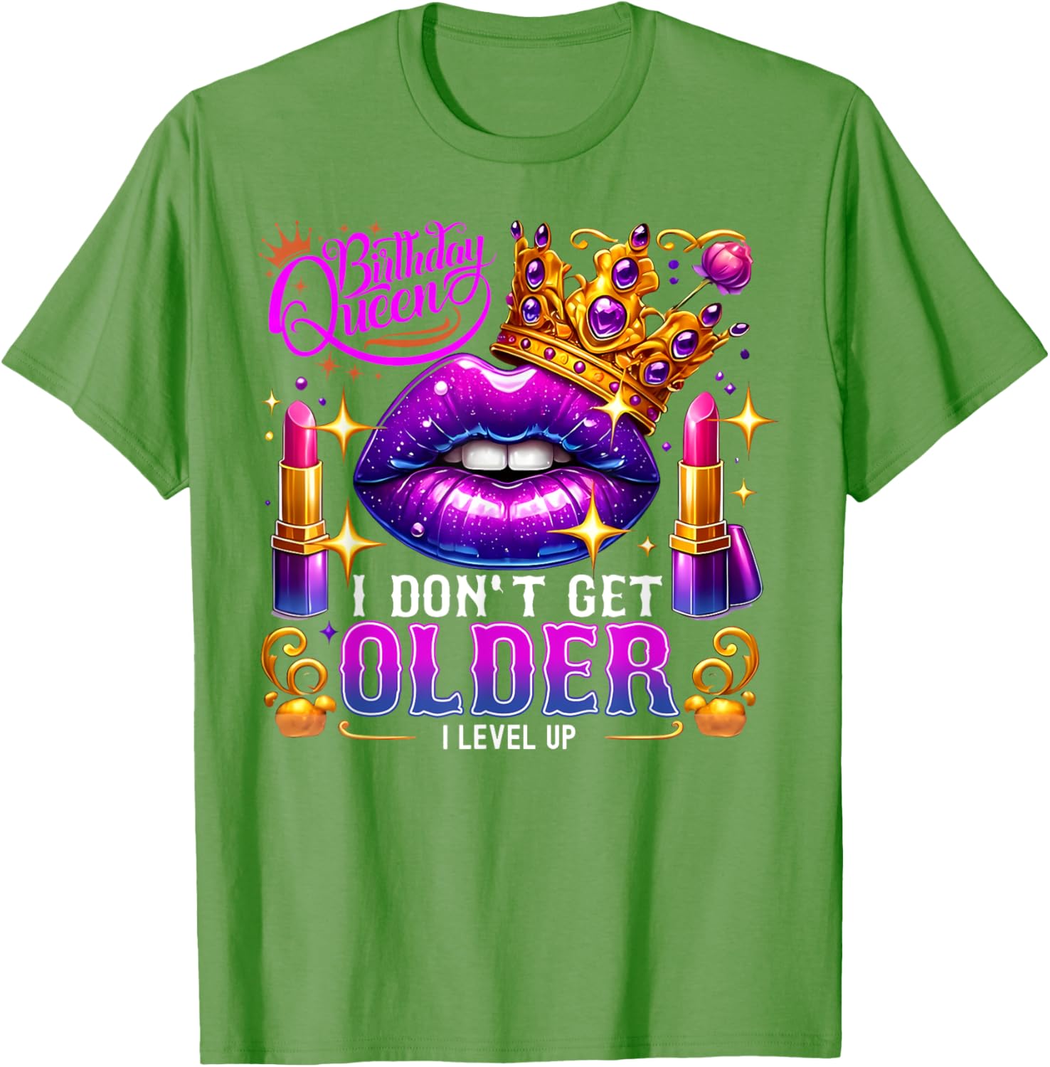 Birthday Queen Level Up T-Shirt for Women Fun Birthday Gift Idea - 21