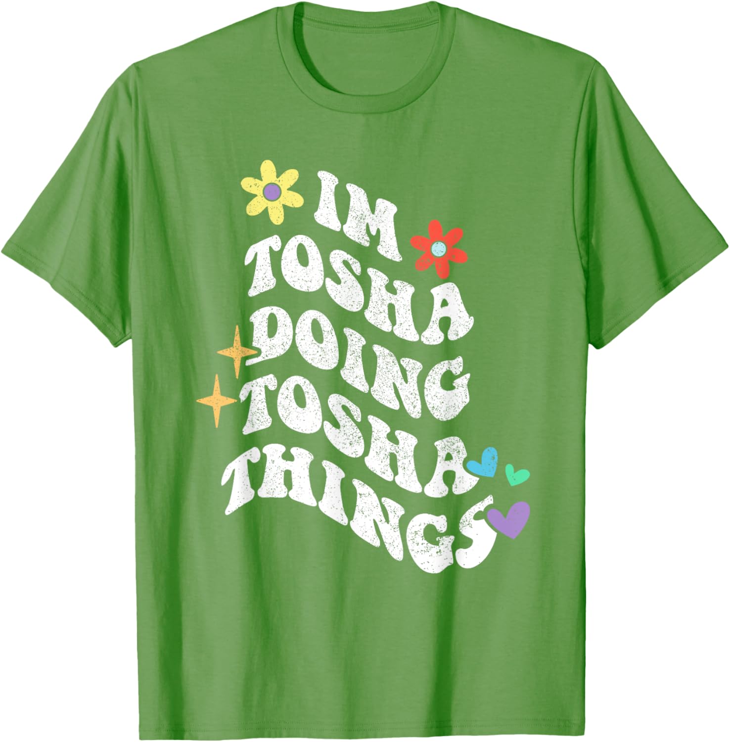 Retro Groovy T-Shirt for Moms Doing Tosha Things - Fun Mothers Day Gift - 7