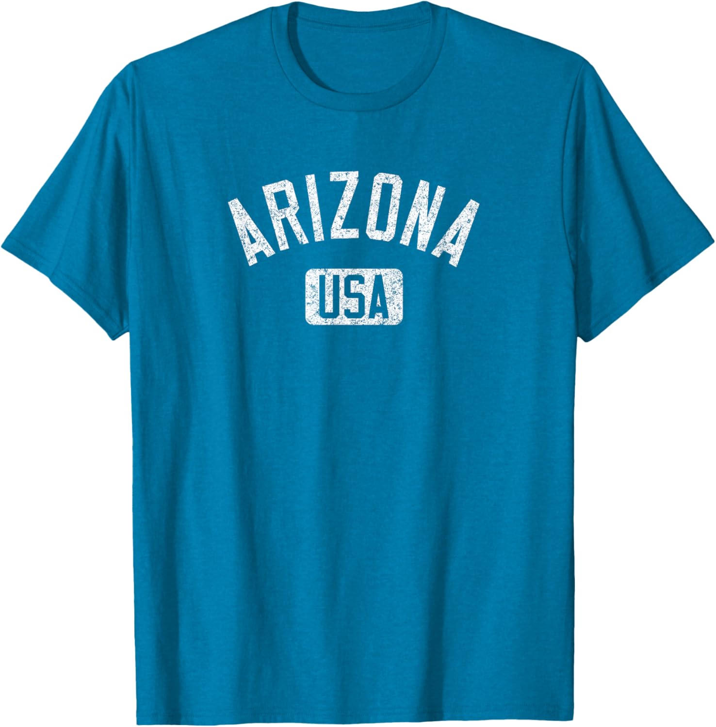Arizona USA Distressed White Print T-Shirt for Comfortable Casual Style - 27