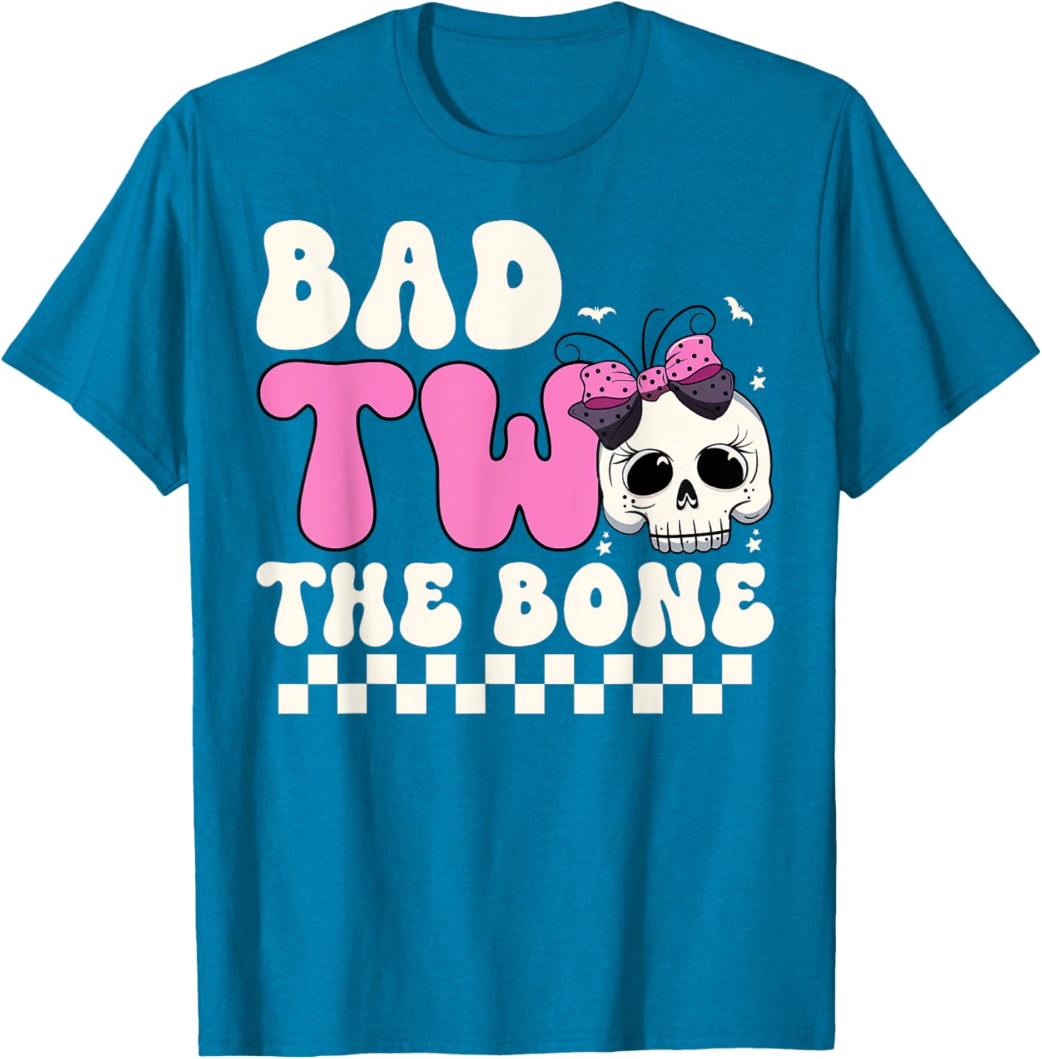 Bad Two The Bone Spooky 2nd Birthday T-Shirt for Girls - 4