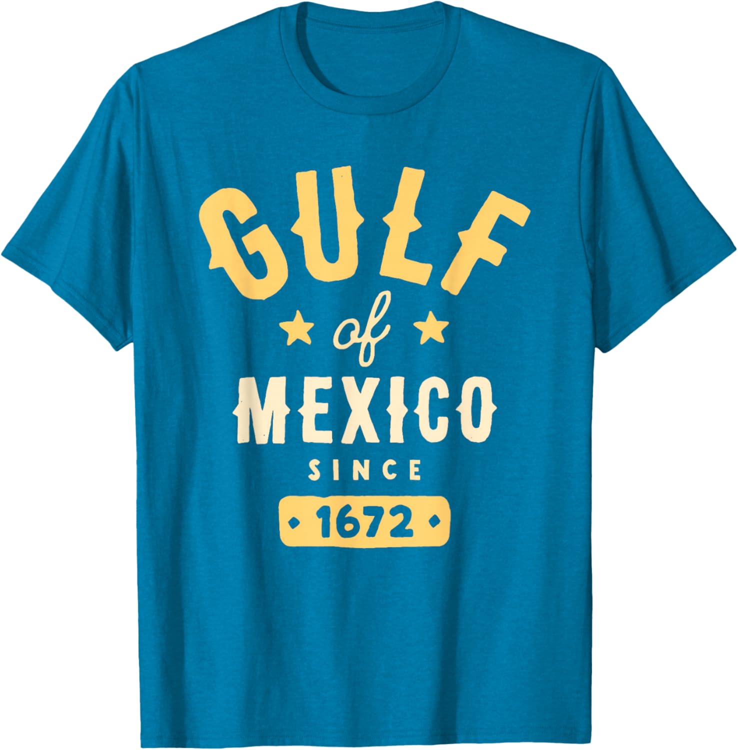 Gulf of Mexico Since 1672 T-Shirt – Vintage Style for Beach Lovers - 4