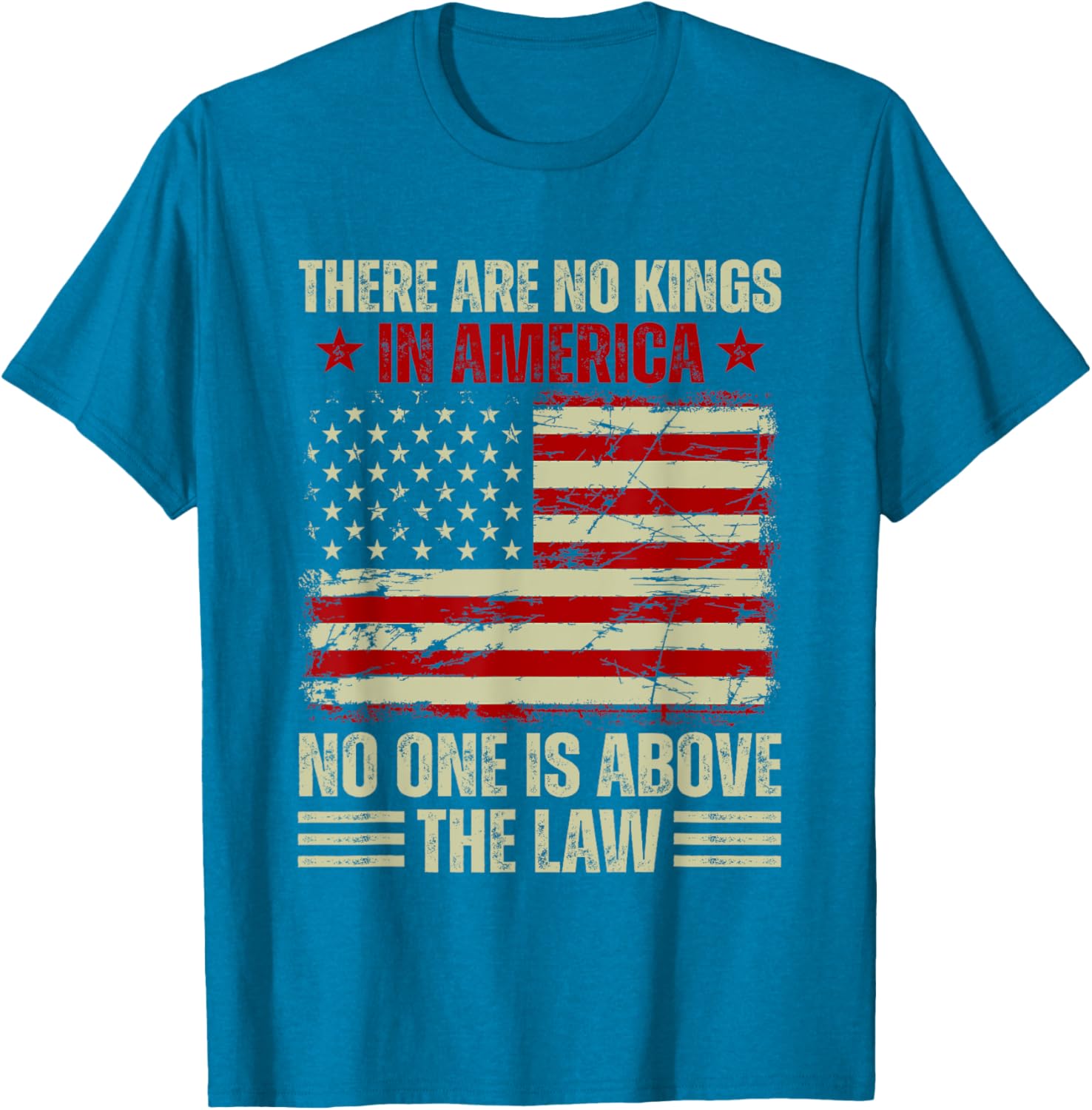 There Are No Kings In America T-Shirt - Stand For Justice and Equality - 4